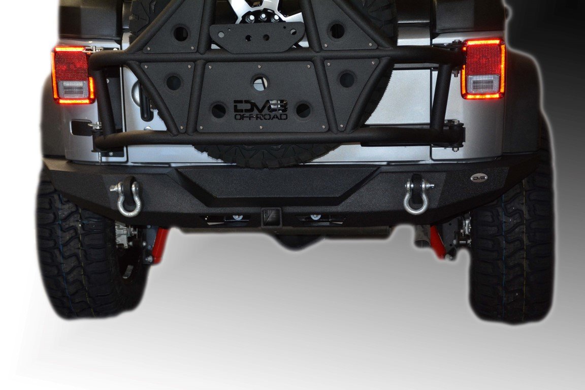 DV8 Offroad Jeep Rear Full Size Bumper RS-9 RBSTTB-09