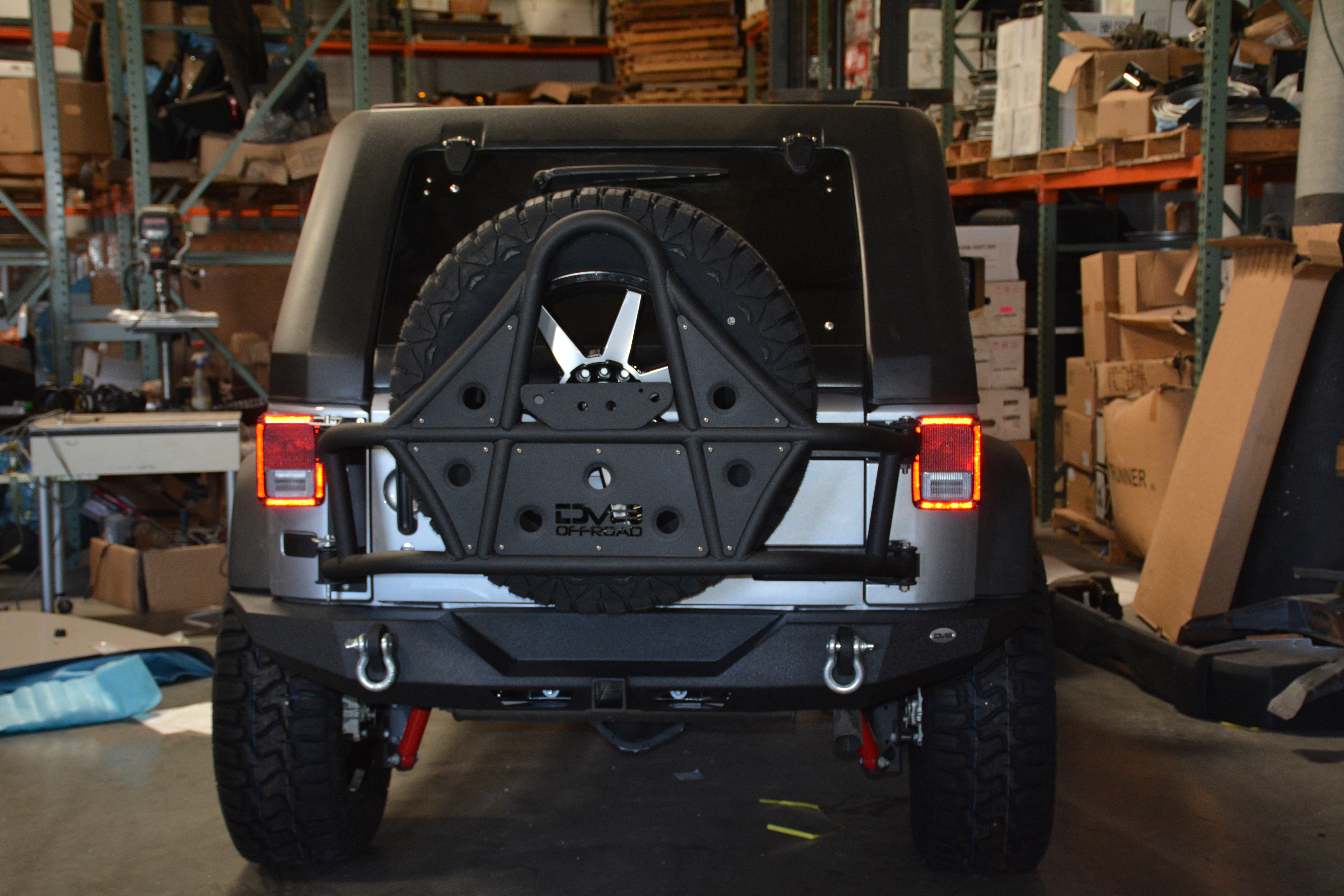 DV8 Offroad Jeep Rear Full Size Bumper RS-9 RBSTTB-09