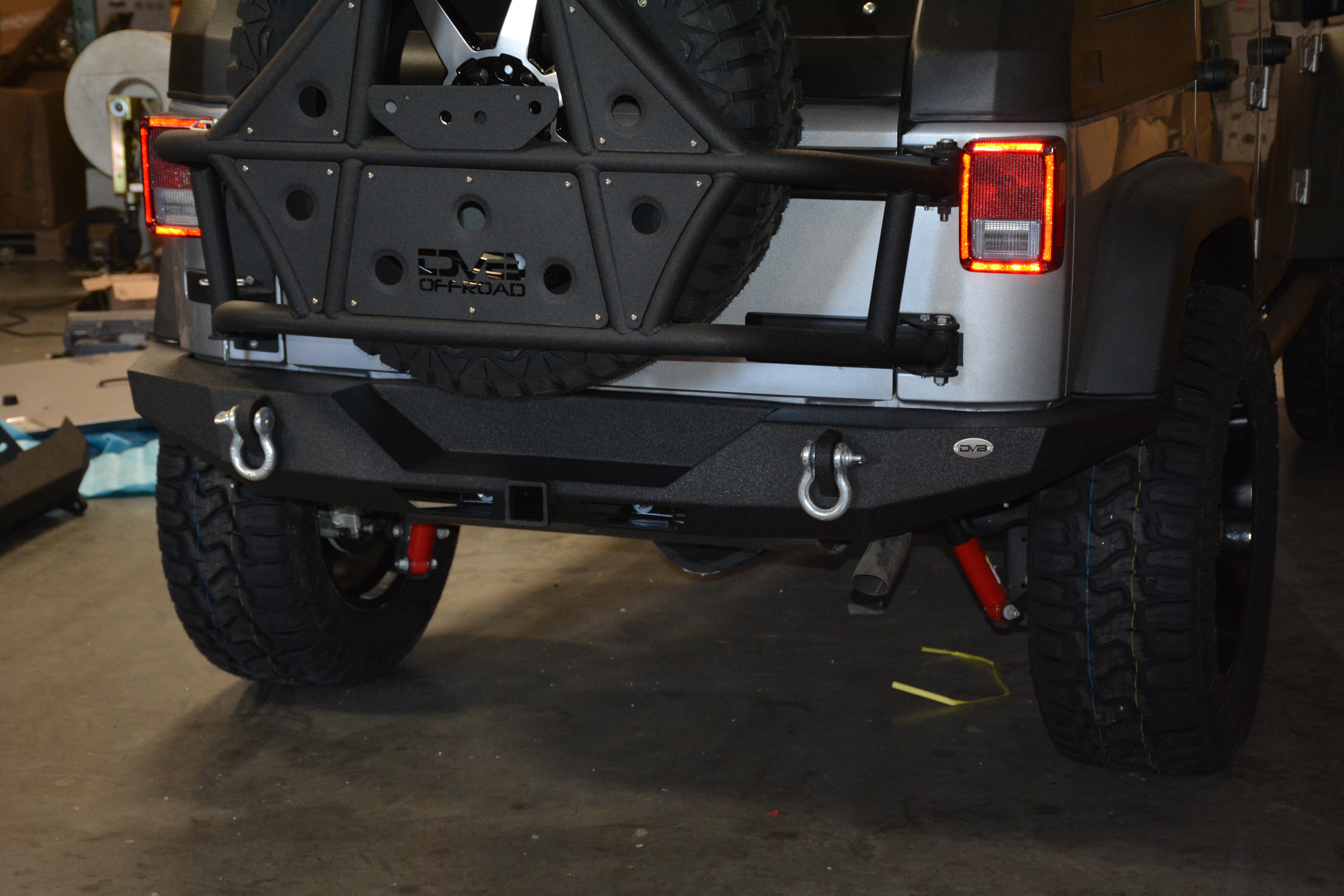 DV8 Offroad Jeep Rear Full Size Bumper RS-9 RBSTTB-09
