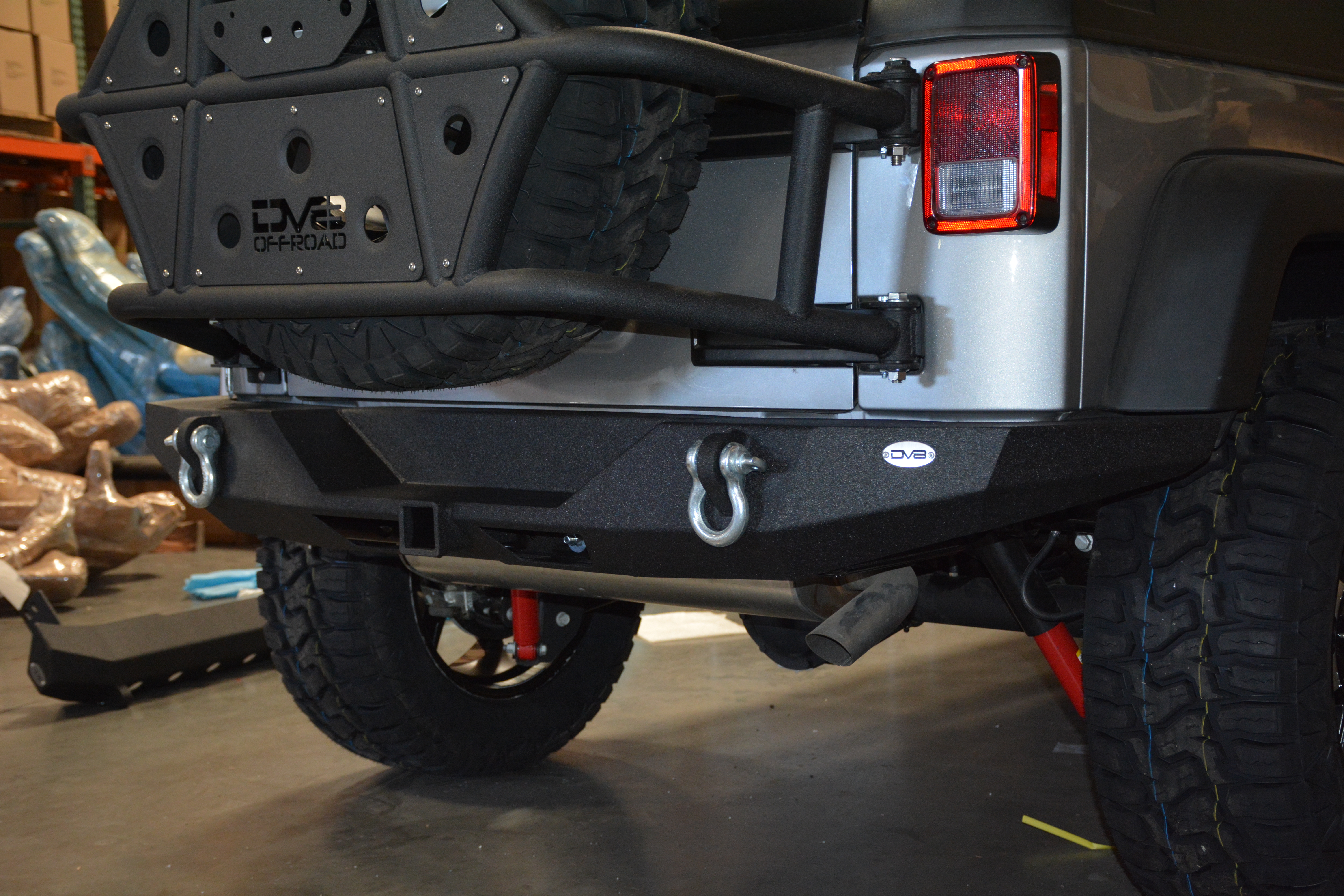 DV8 Offroad Jeep Rear Full Size Bumper RS-9 RBSTTB-09