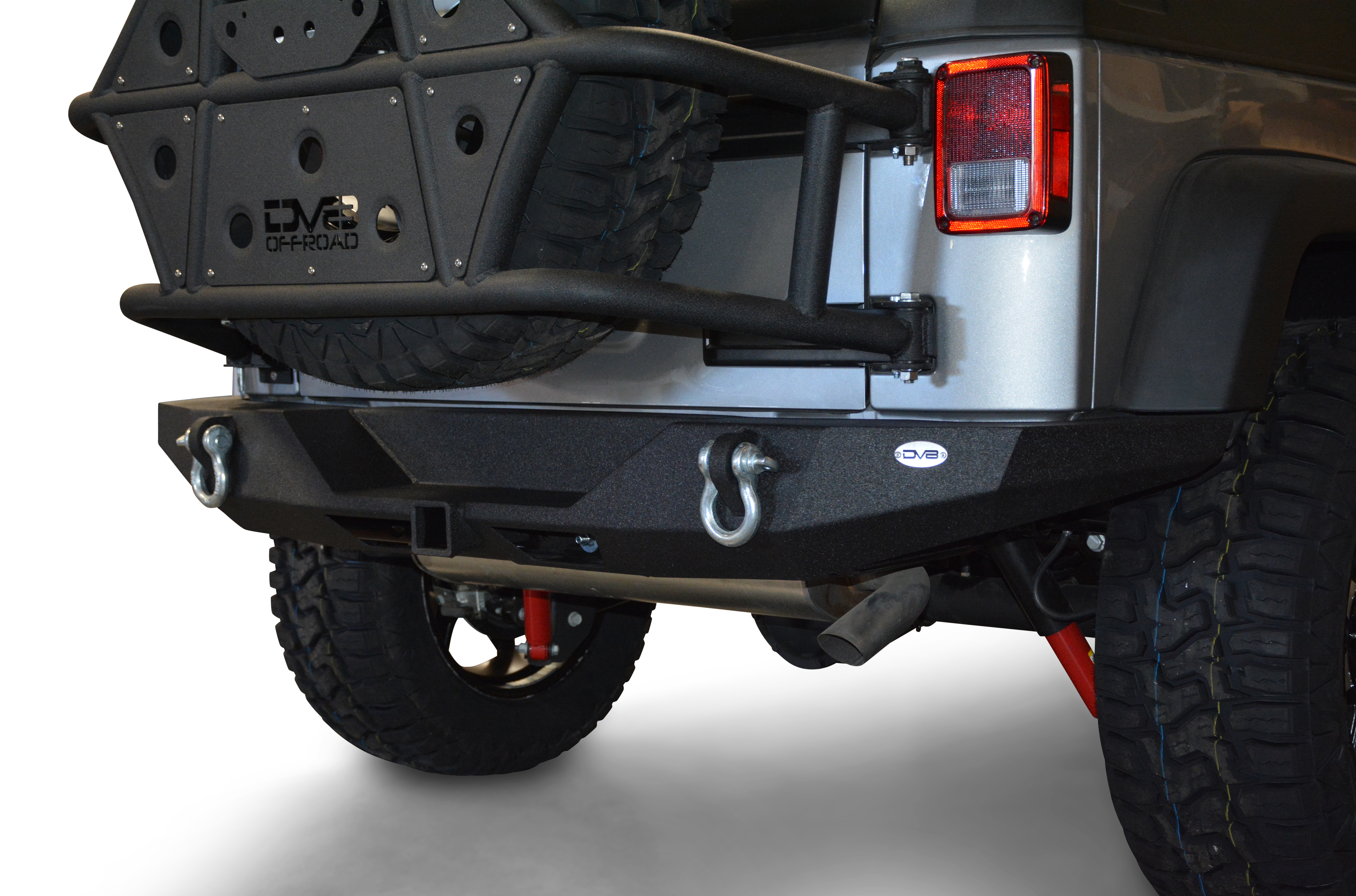 DV8 Offroad Jeep Rear Full Size Bumper RS-9 RBSTTB-09
