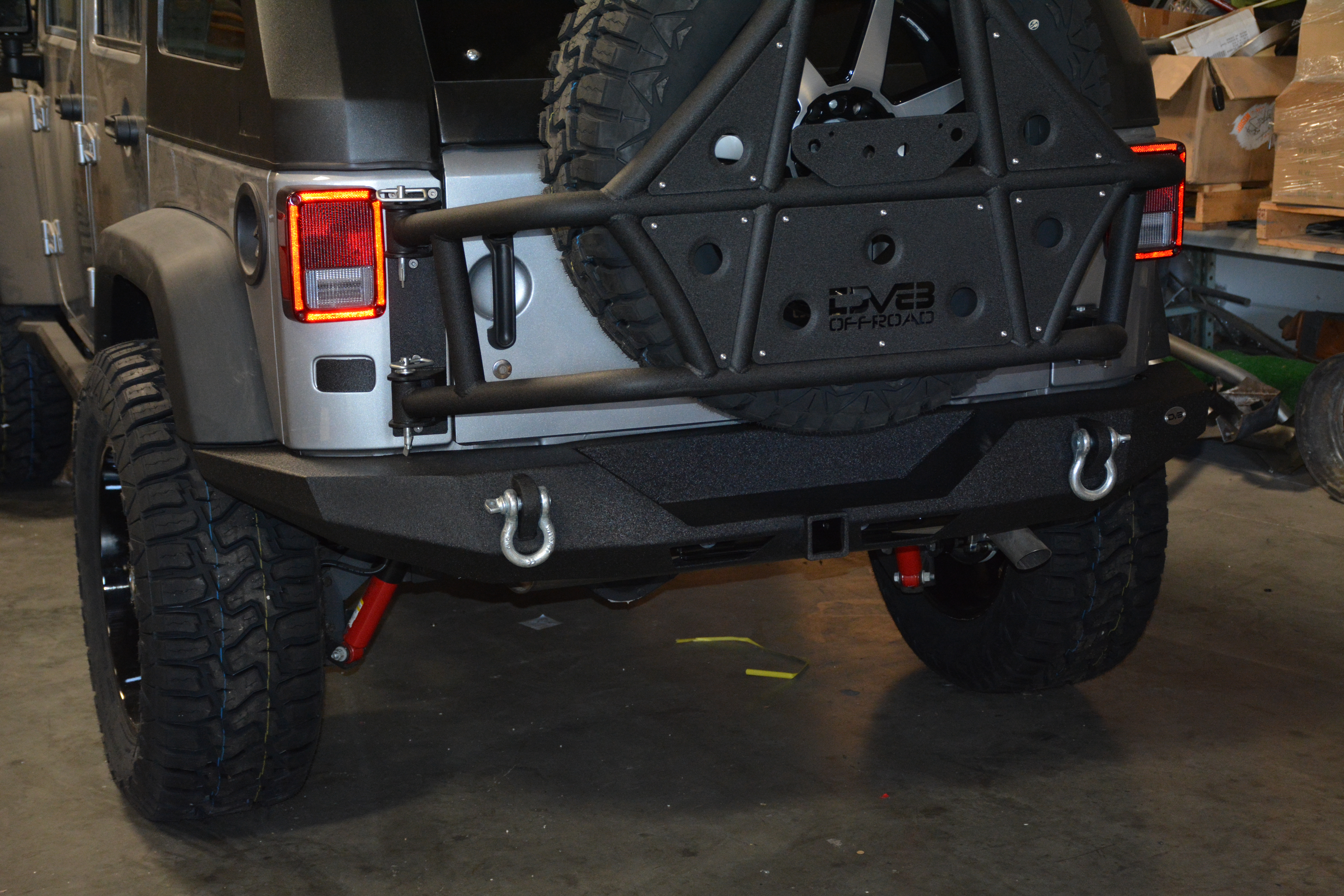 DV8 Offroad Jeep Rear Full Size Bumper RS-9 RBSTTB-09