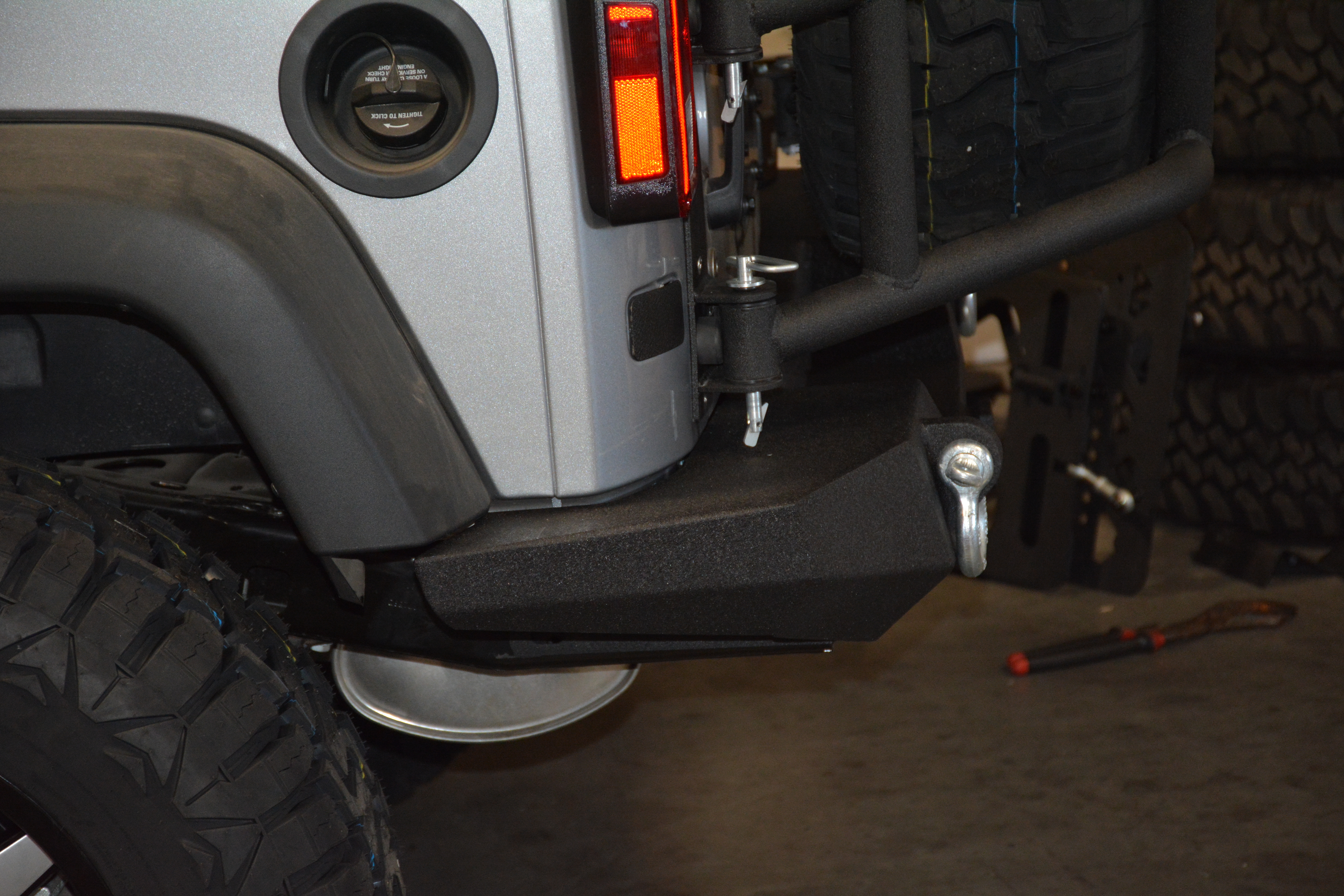 DV8 Offroad Jeep Rear Full Size Bumper RS-9 RBSTTB-09