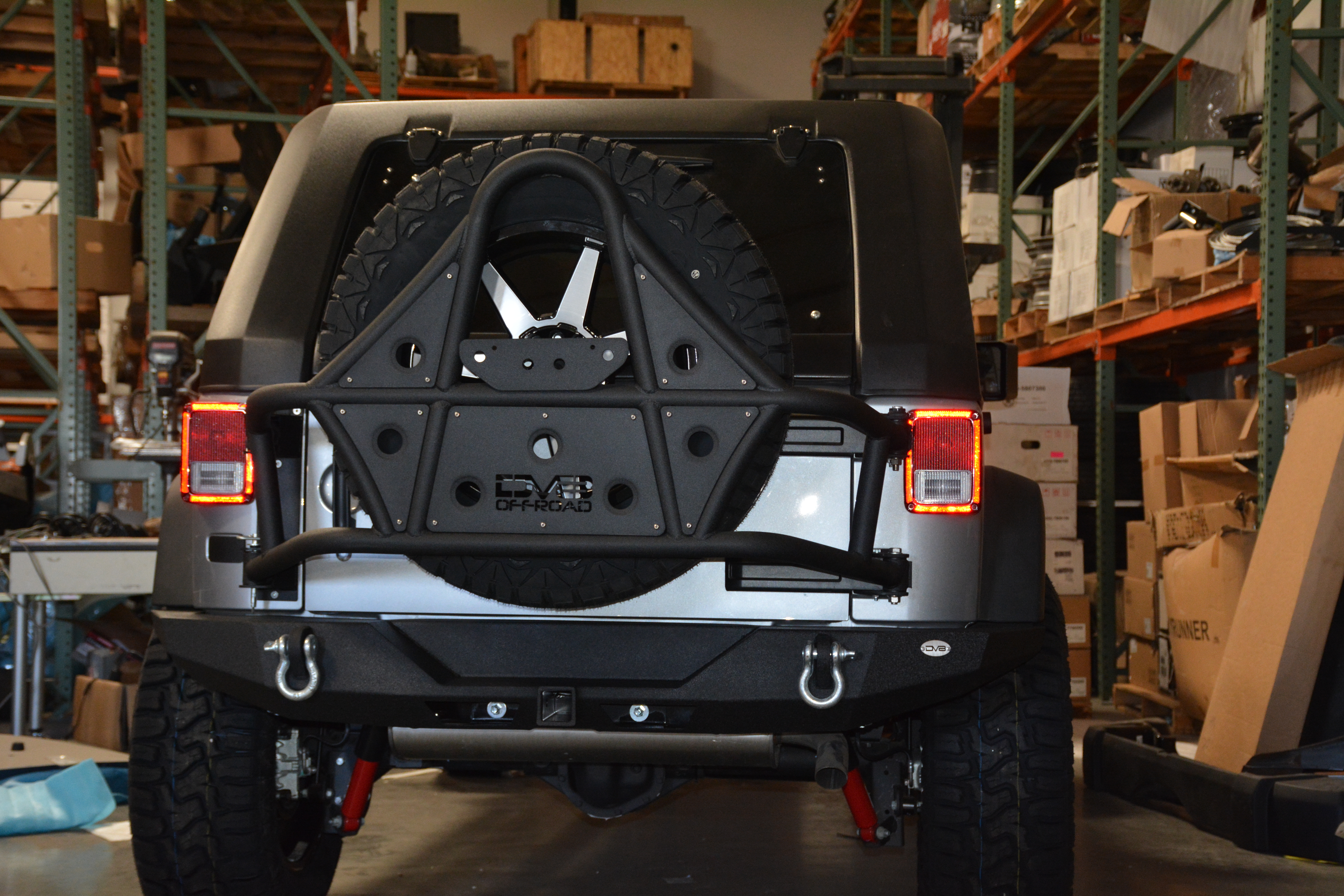 DV8 Offroad Jeep Rear Full Size Bumper RS-9 RBSTTB-09