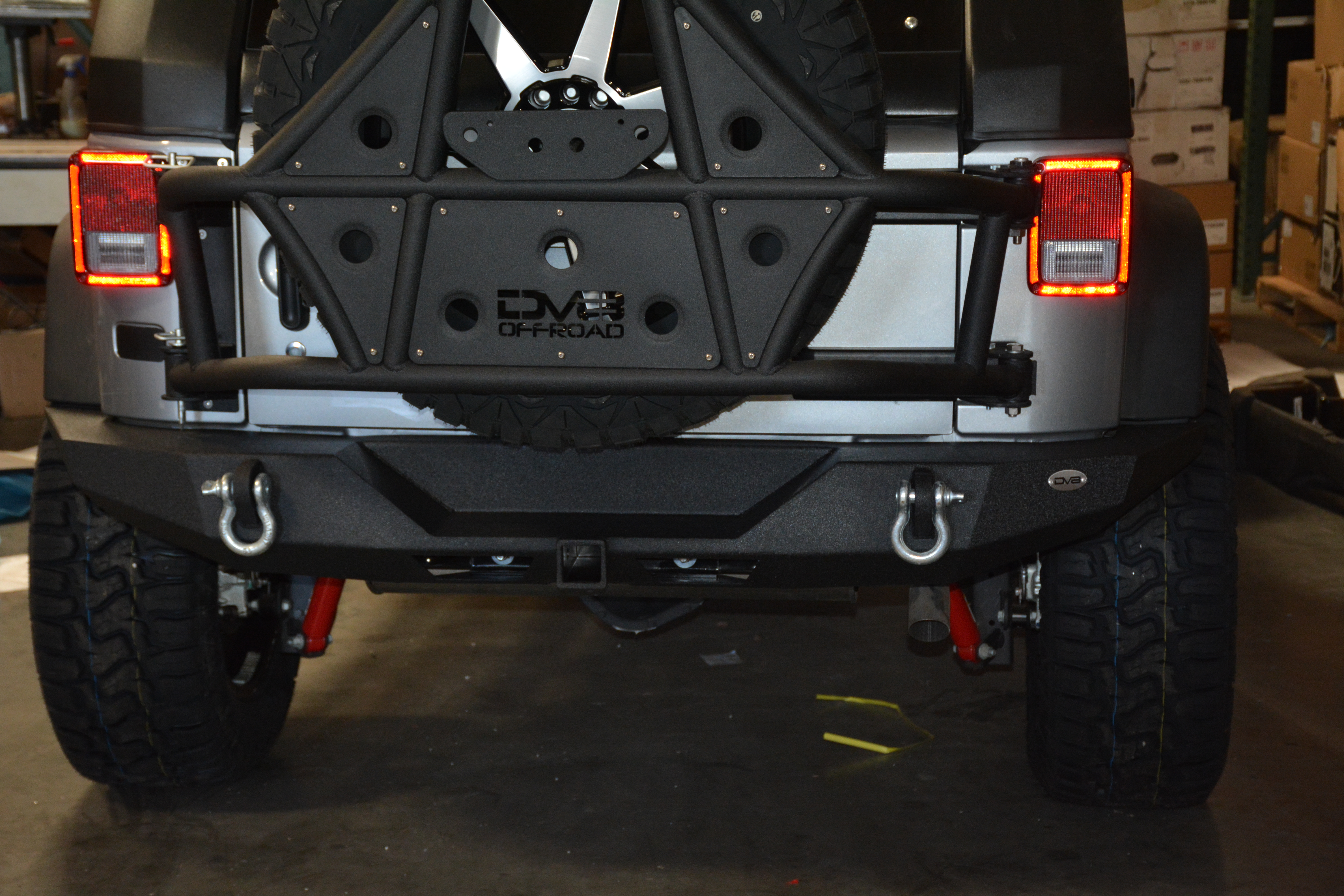 DV8 Offroad Jeep Rear Full Size Bumper RS-9 RBSTTB-09