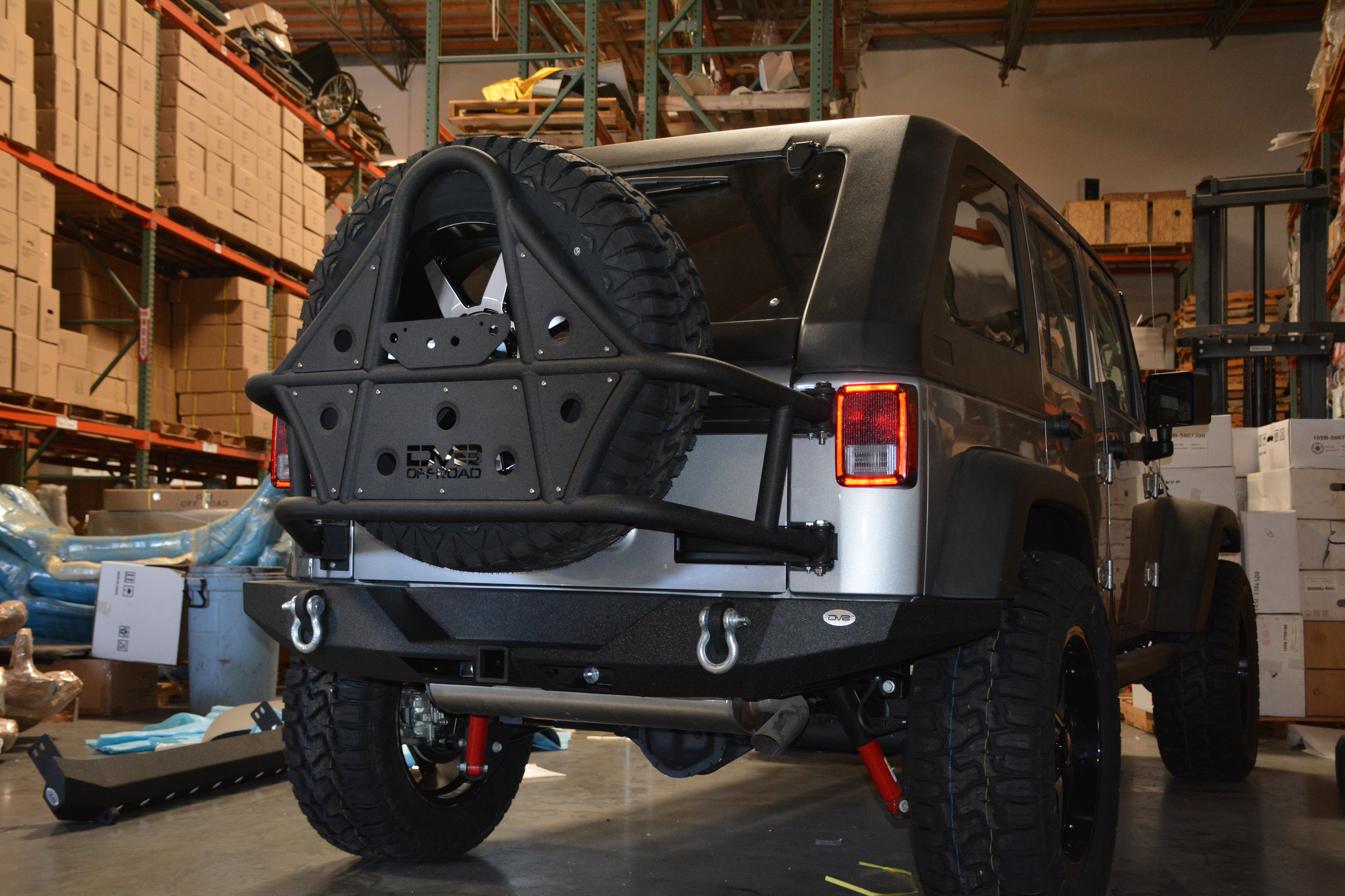 DV8 Offroad Jeep Rear Full Size Bumper RS-9 RBSTTB-09