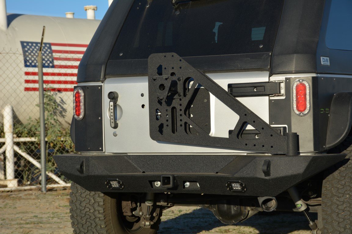 DV8 Offroad Jeep Rear Full Size Bumper RS-10 RBSTTB-10