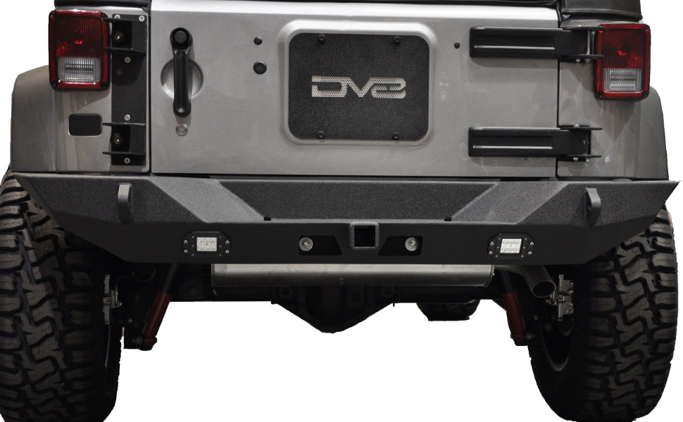 DV8 Offroad Jeep Rear Full Size Bumper RS-10 RBSTTB-10