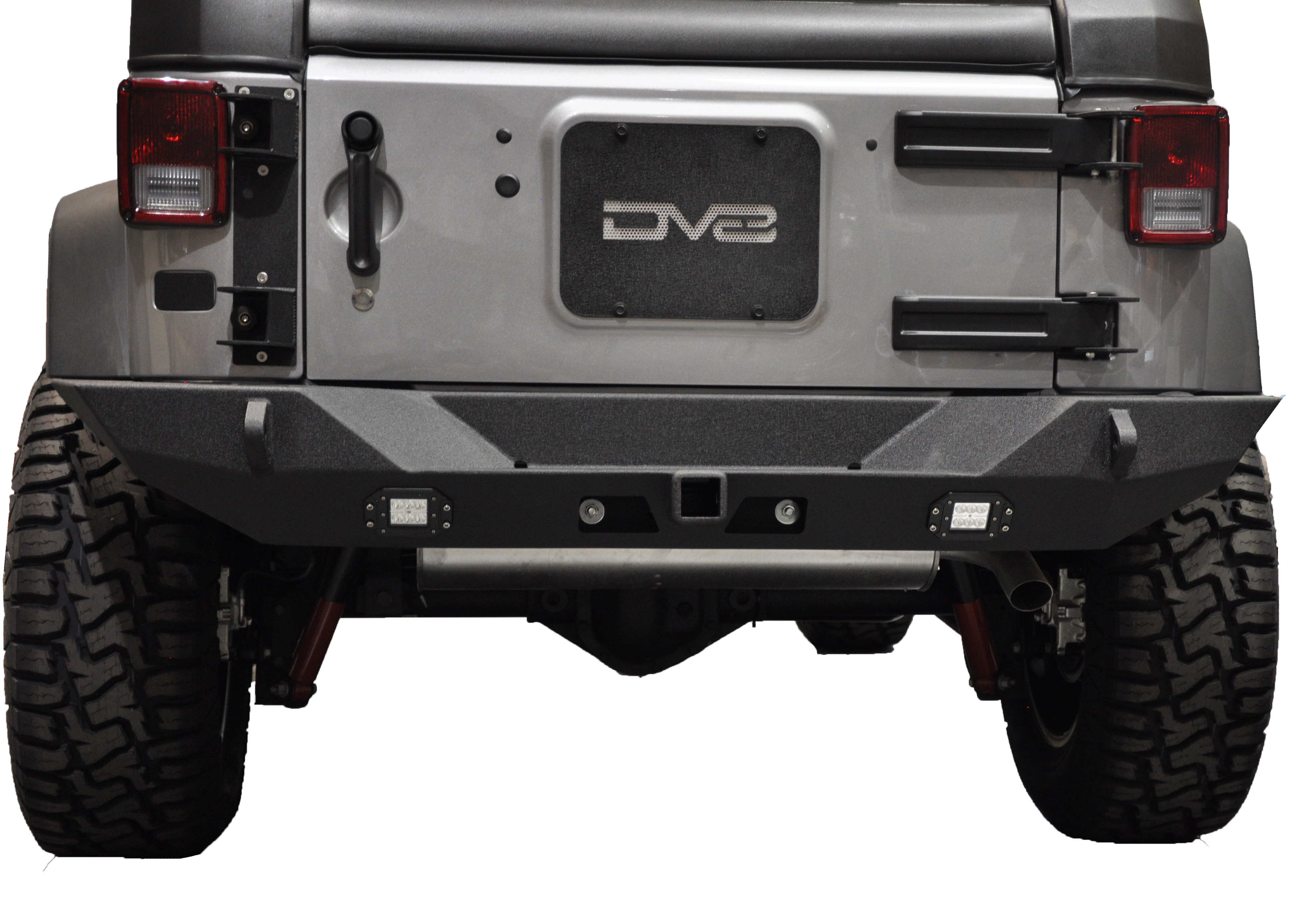 DV8 Offroad Jeep Rear Full Size Bumper RS-10 RBSTTB-10