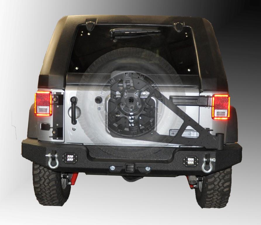 DV8 Offroad Jeep Rear Full Size Bumper RS-11 RBSTTB-11
