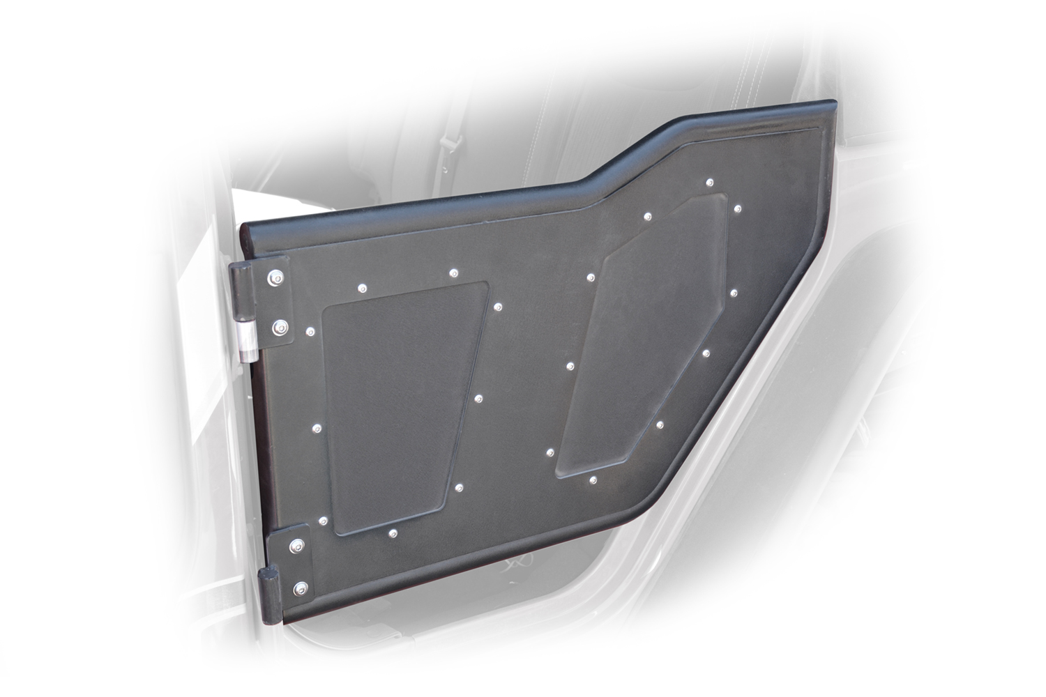 DV8 Offroad Rock Doors; Plated Steel; Rear RDSTTB-01R