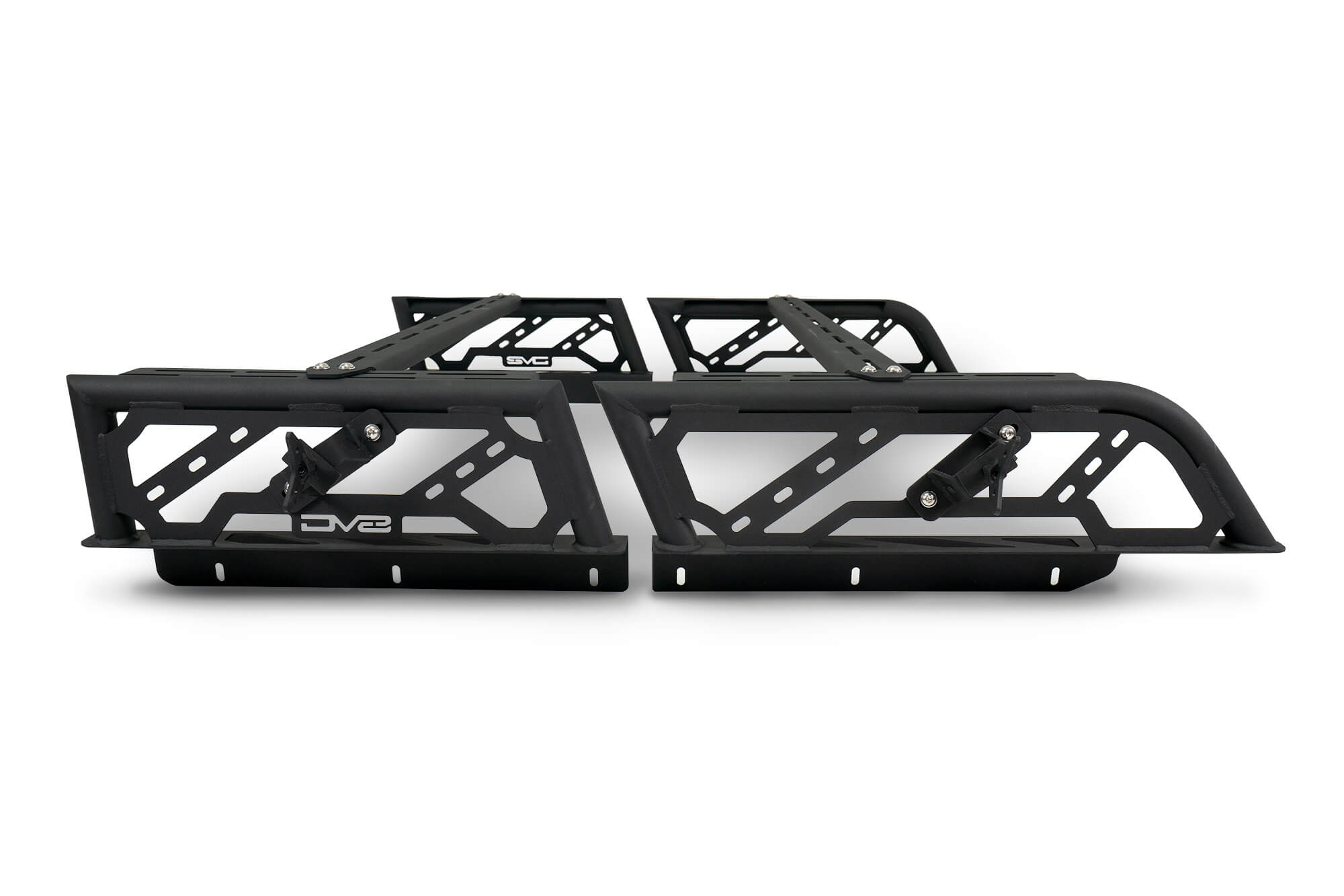 DV8 Offroad 20-22 JEEP GLADIATOR JT AND 15-21 TOYOTA TACOMA 2PC ADJUSTABLE OVERLAND RACK RRUN-01