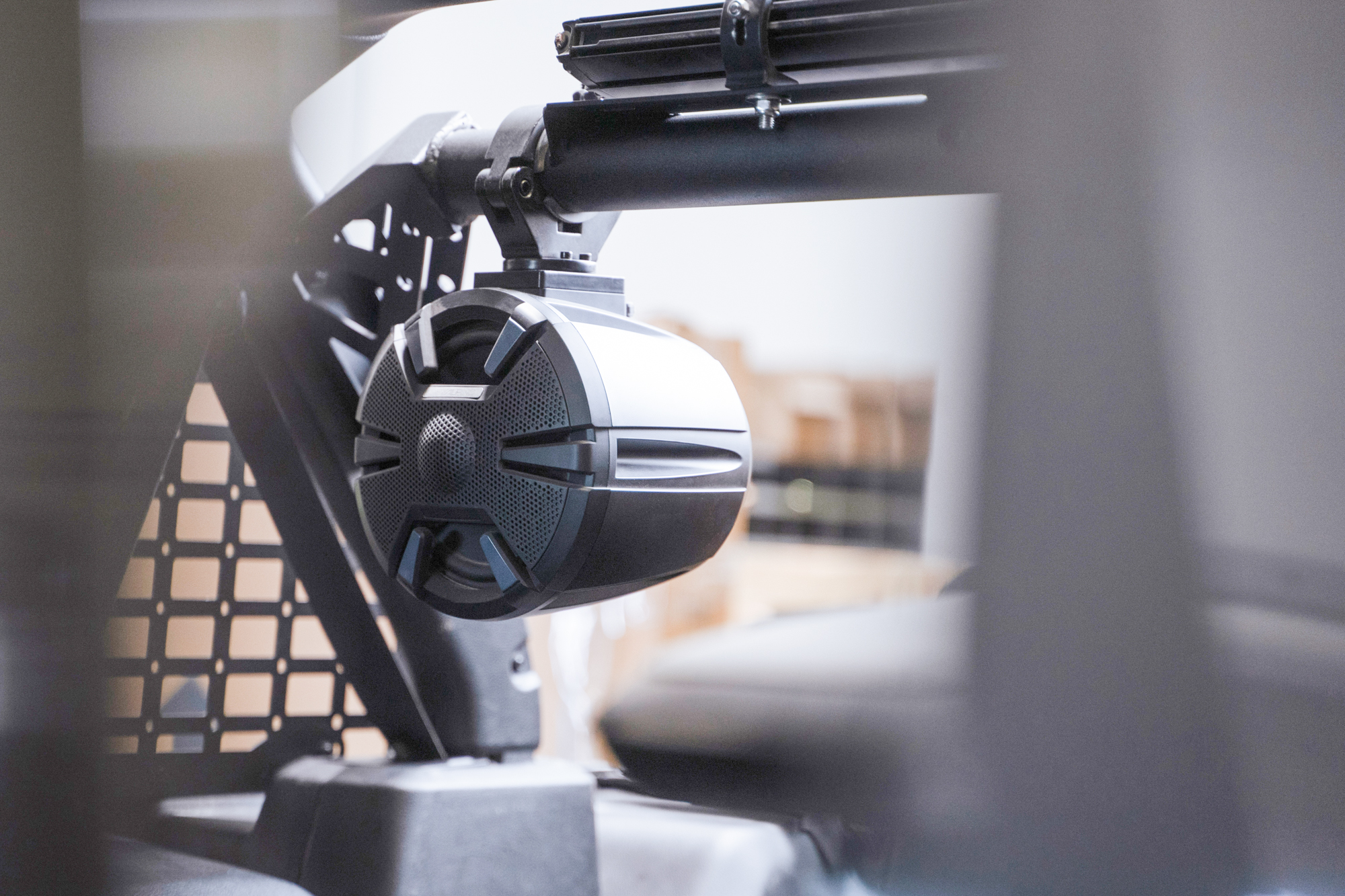 DV8 Offroad Jeep Wrangler JL Rear Speaker & Light Bar Mount SBJL-01