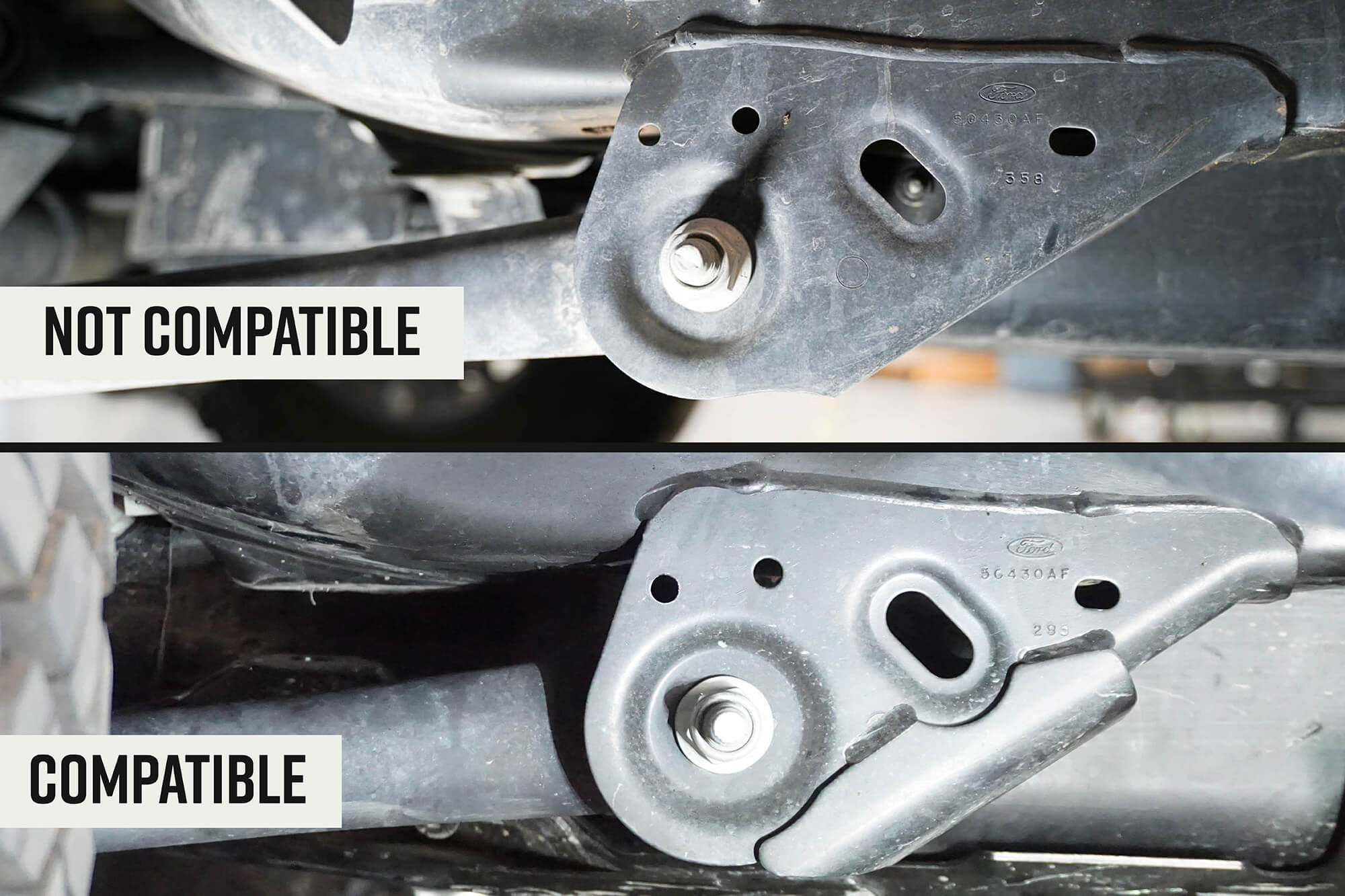 DV8 Offroad Ford Bronco Trailing Arm Skid Plates SPBR-05