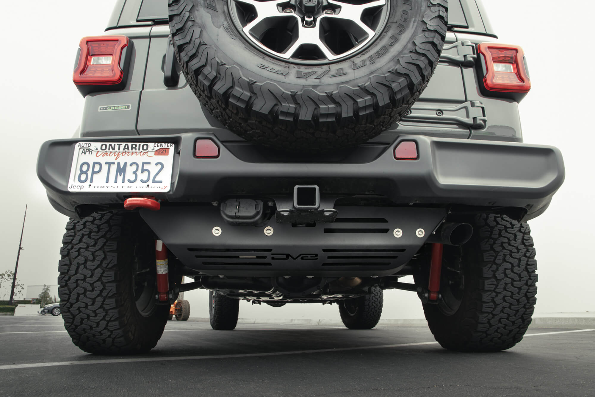 DV8 Offroad SPJL-05D 20-22 JEEP WRANGLER JL DIESEL DEF TANK / EXHAUST MUFFLER SKID PLATE SPJL-05D