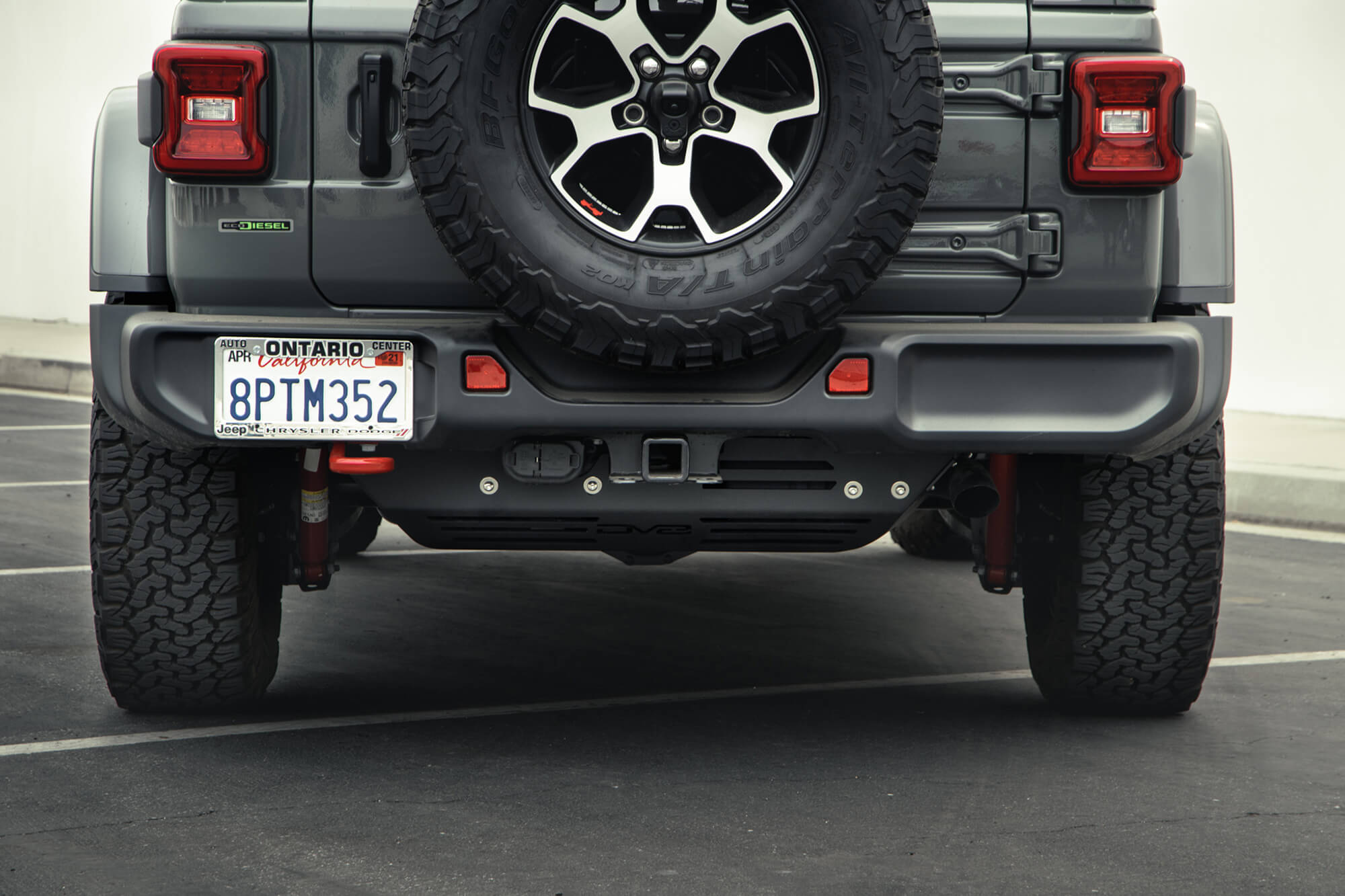 DV8 Offroad SPJL-05D 20-22 JEEP WRANGLER JL DIESEL DEF TANK / EXHAUST MUFFLER SKID PLATE SPJL-05D