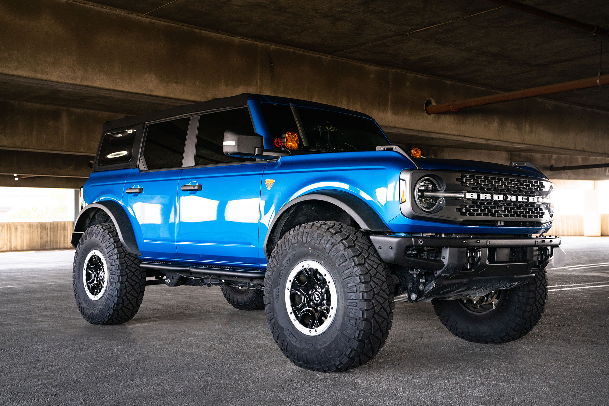 DV8 Offroad 2021-22 Ford Bronco; OE Plus Series Side Steps? SRBR-02