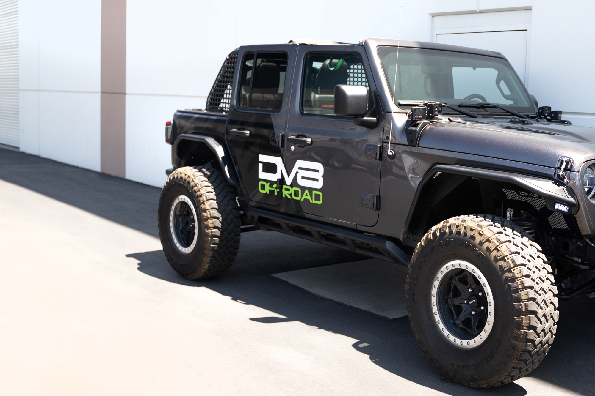 DV8 Offroad Jeep Wrangler JL FS-15 Series Rock Sliders SRJL-07