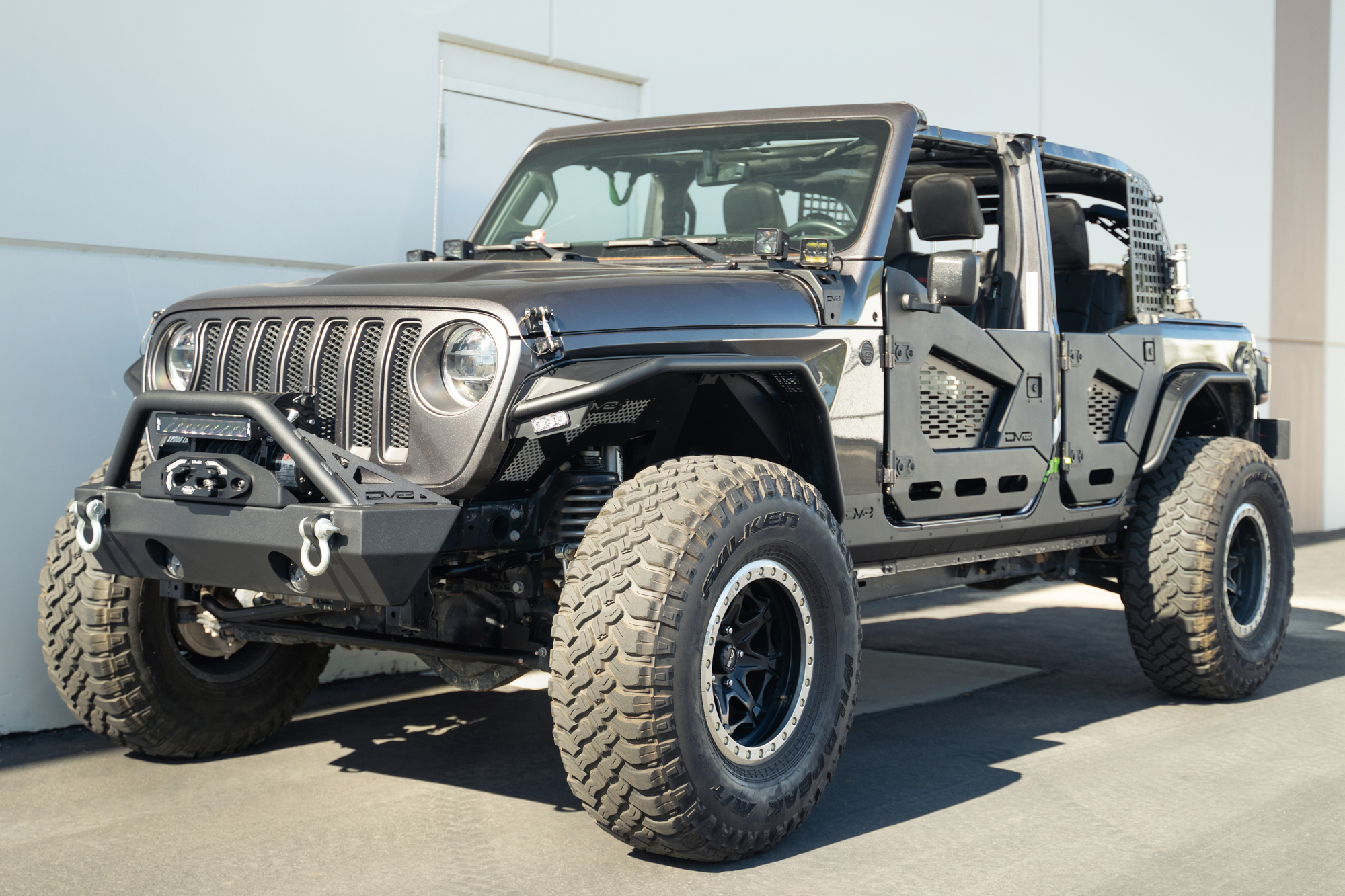 DV8 Offroad Jeep Wrangler JL 4-Door Rock Skins SRJL-09