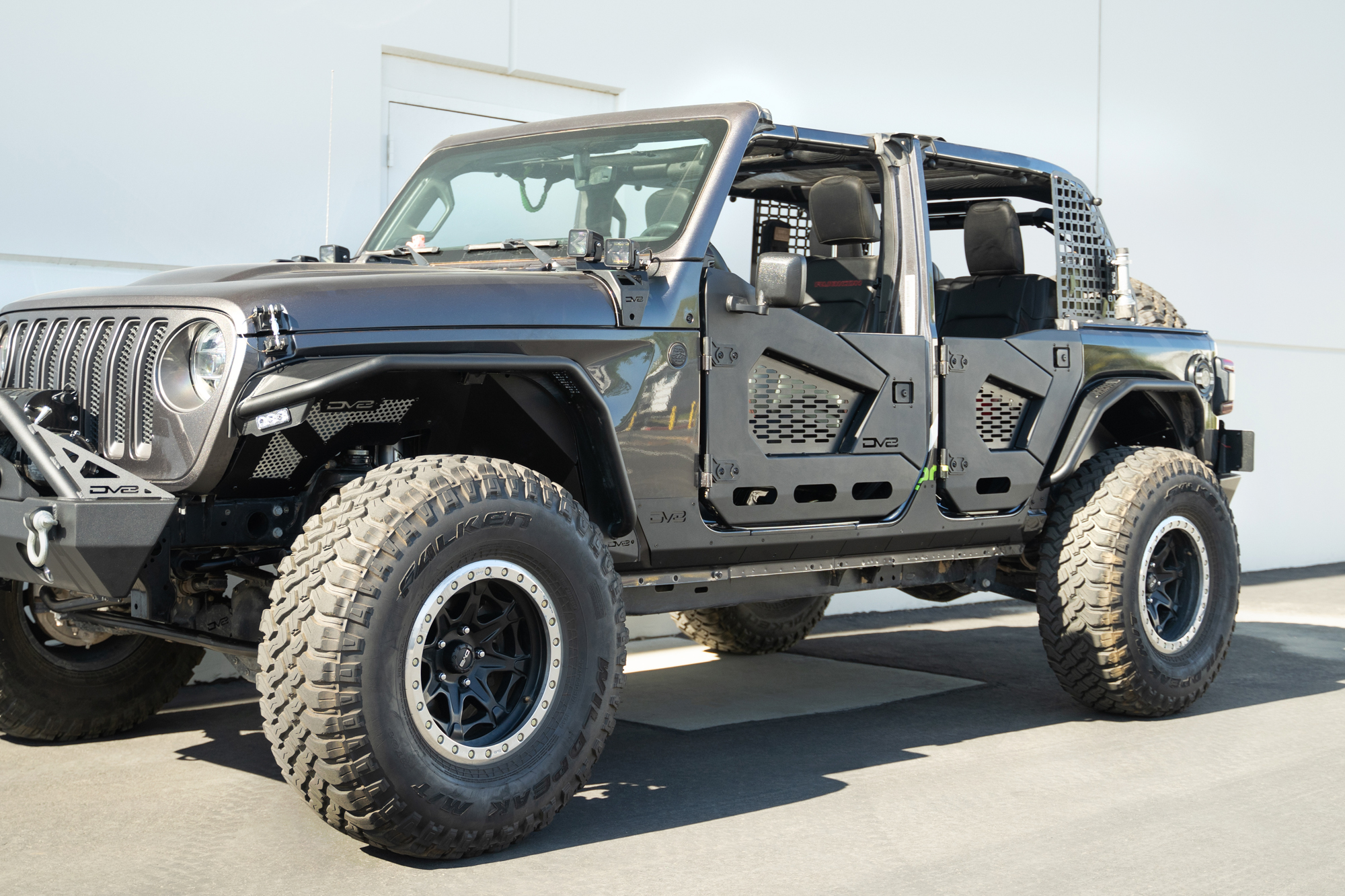 DV8 Offroad Jeep Wrangler JL 4-Door Rock Skins SRJL-09