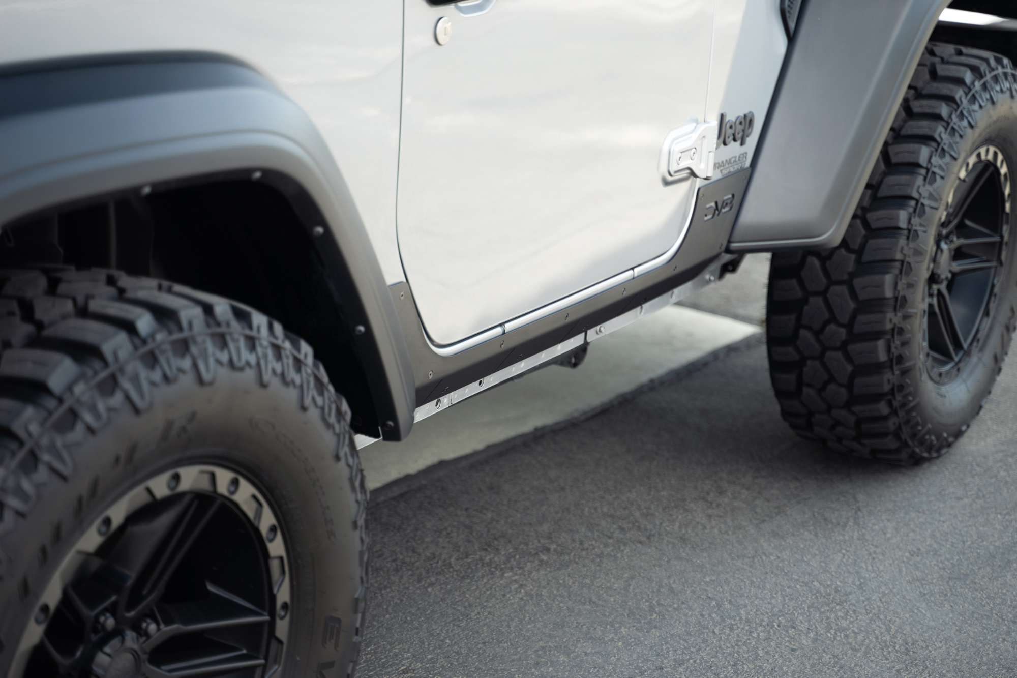 DV8 Offroad Jeep Wrangler JL 2-Door Rock Skins SRJL-29