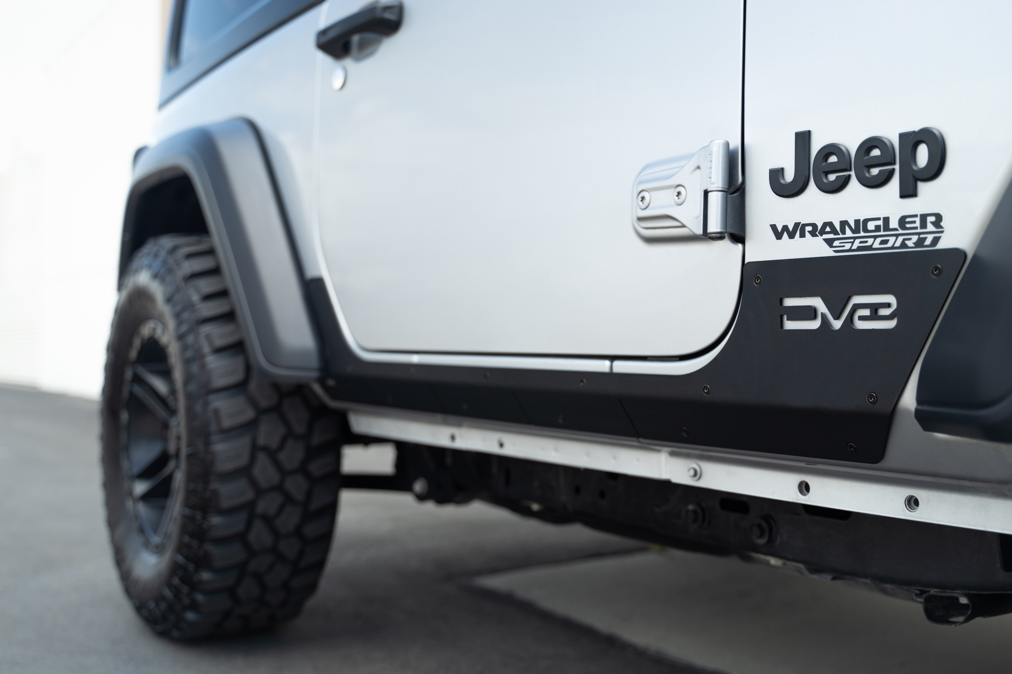 DV8 Offroad Jeep Wrangler JL 2-Door Rock Skins SRJL-29