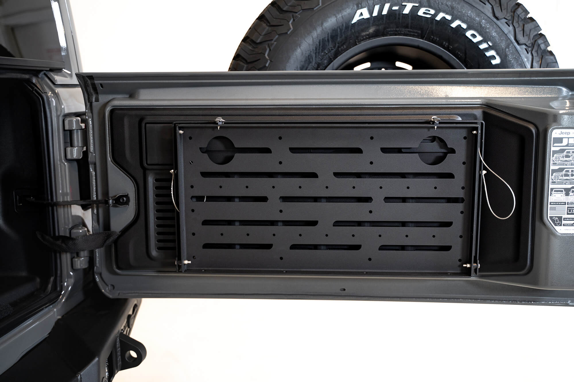 DV8 Offroad Trail Table; Rear Door TTJL-01