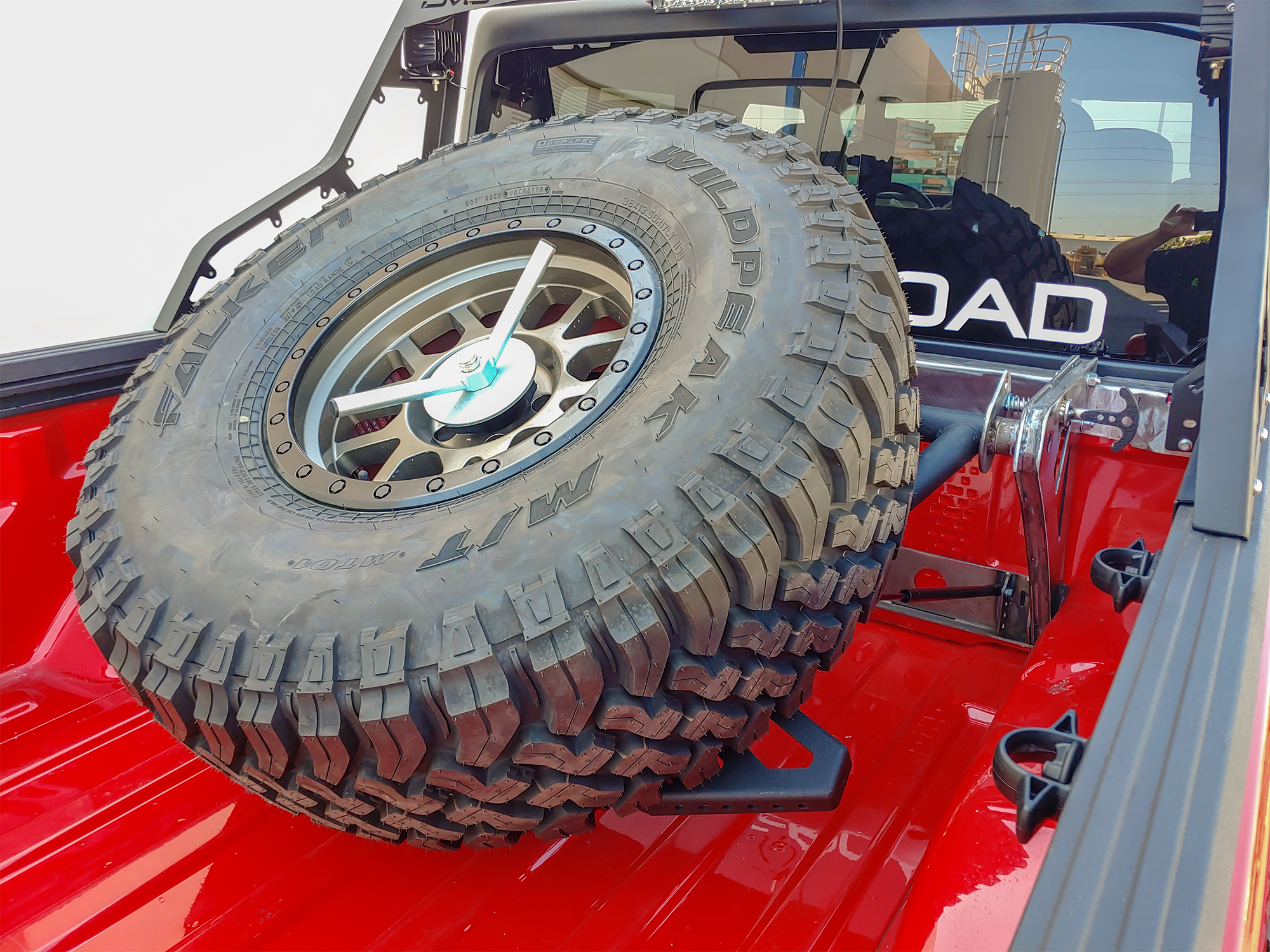 DV8 Offroad Adjustable Tire Carrier TCGL-01