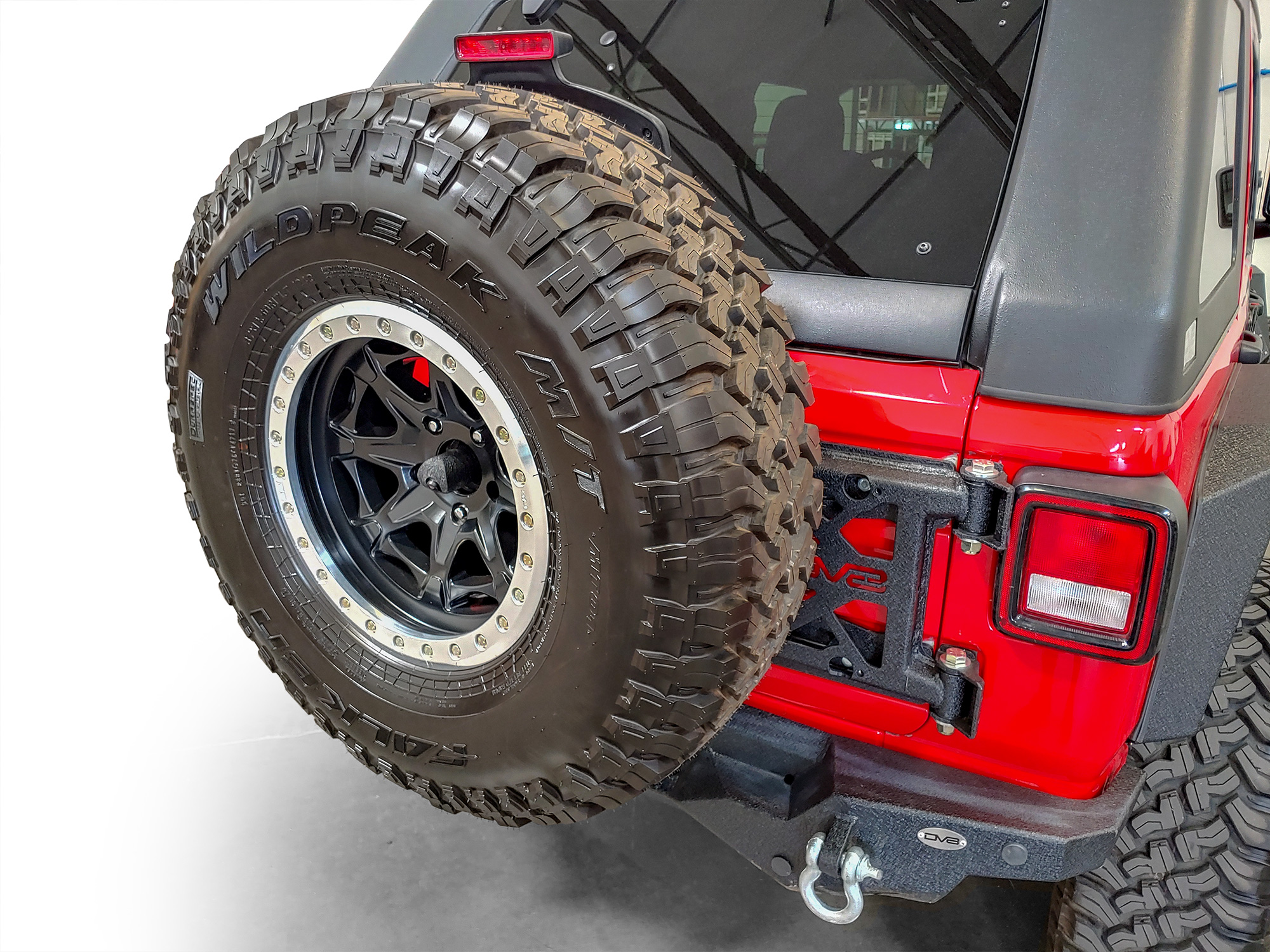 DV8 Offroad Hinge Mounted Tire Carrier TCJL-03
