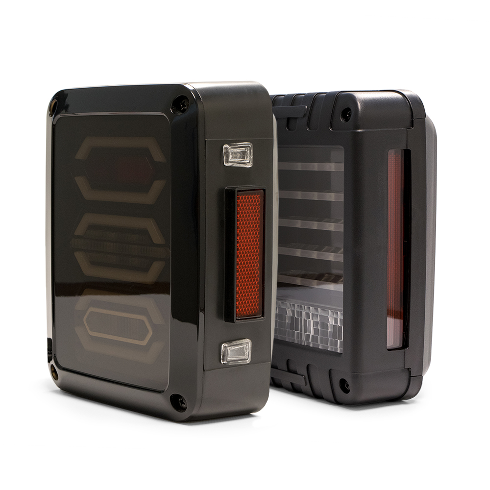 DV8 Offroad LED Tail Light; Hexagon Light TLJK-02