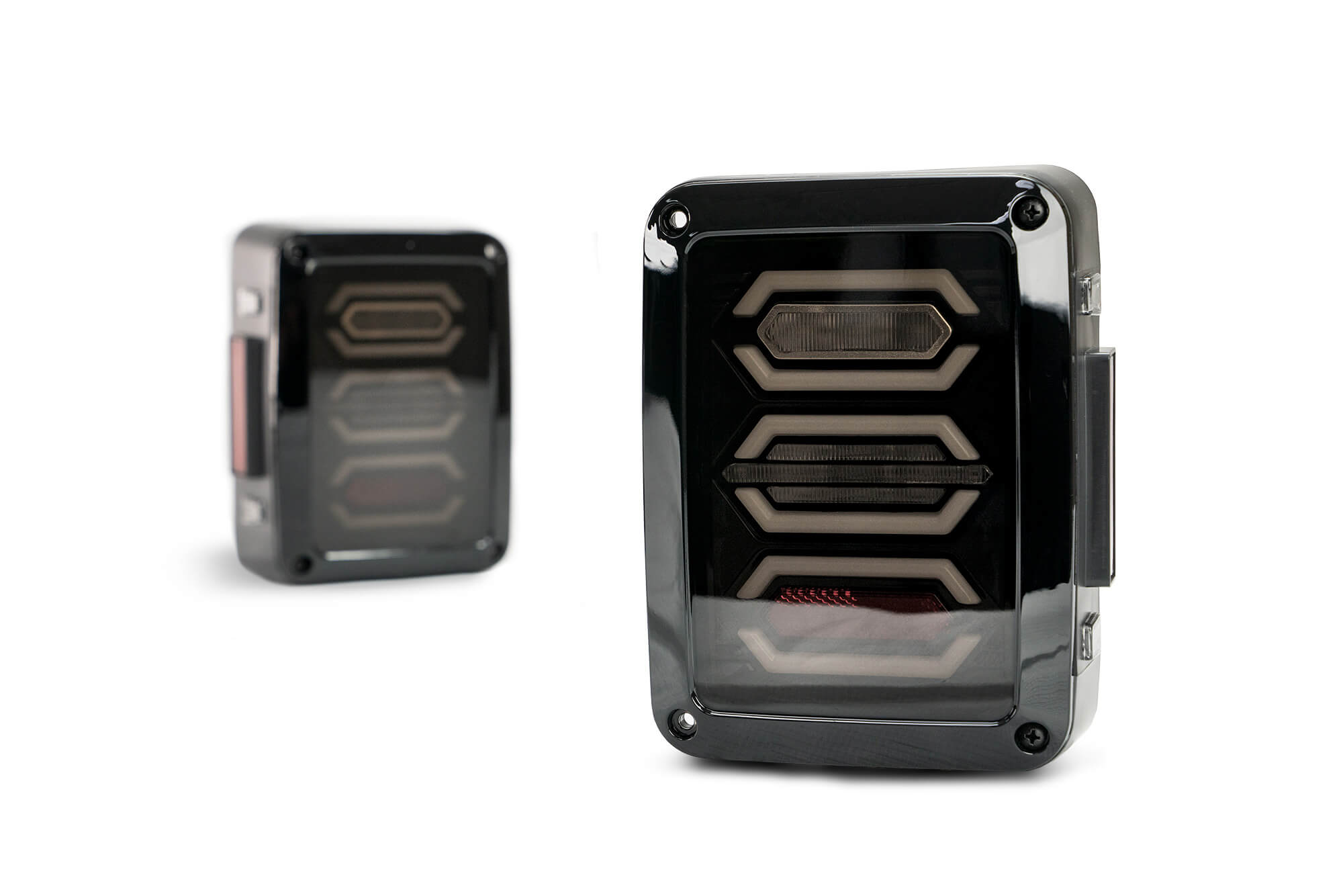DV8 Offroad LED Tail Light; Hexagon Light TLJK-02