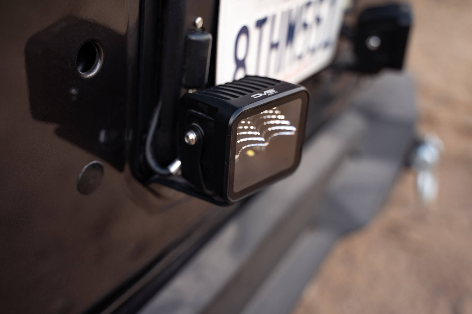 DV8 Offroad 2018-22 Jeep Wrangler JL Spare Tire Delete With Light Mounts TSJL-03