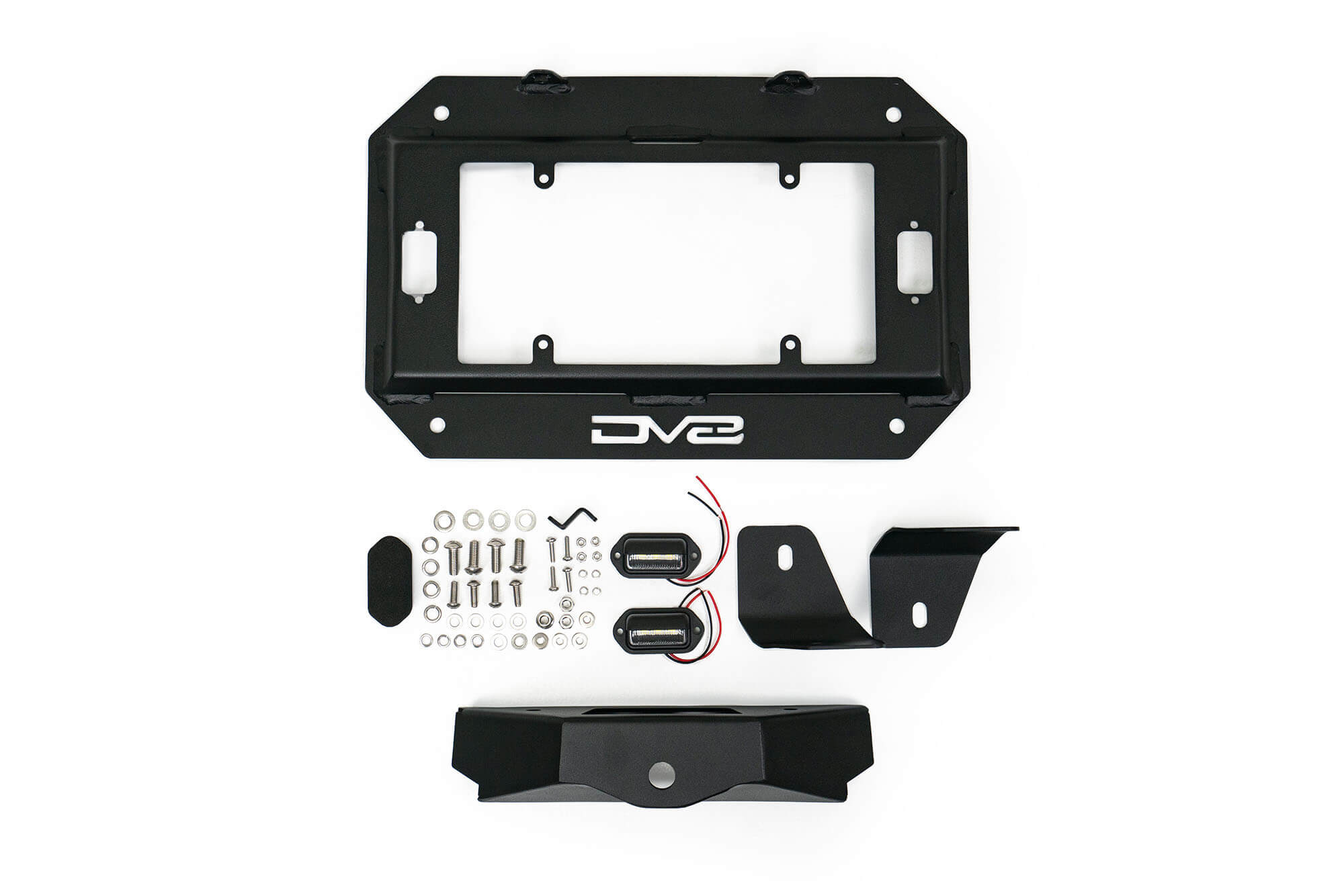 DV8 Offroad 2018-22 Jeep Wrangler JL Spare Tire Delete With Light Mounts TSJL-03