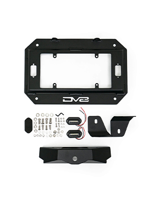 DV8 Offroad 2018-22 Jeep Wrangler JL Spare Tire Delete With Light Mounts TSJL-03