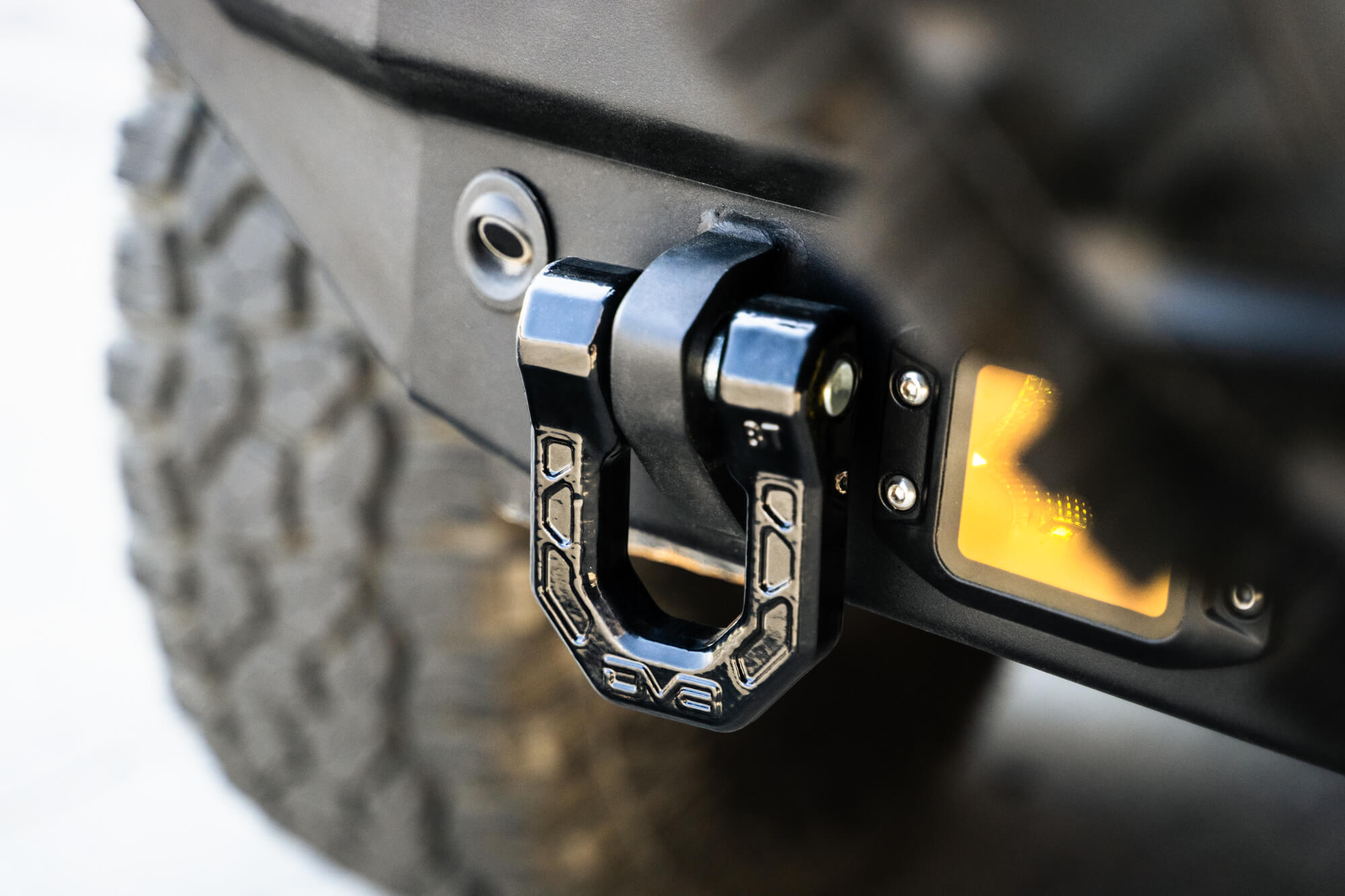 DV8 Offroad Black DV8 Elite Series D-Rings (Pair) UNSK-01BL