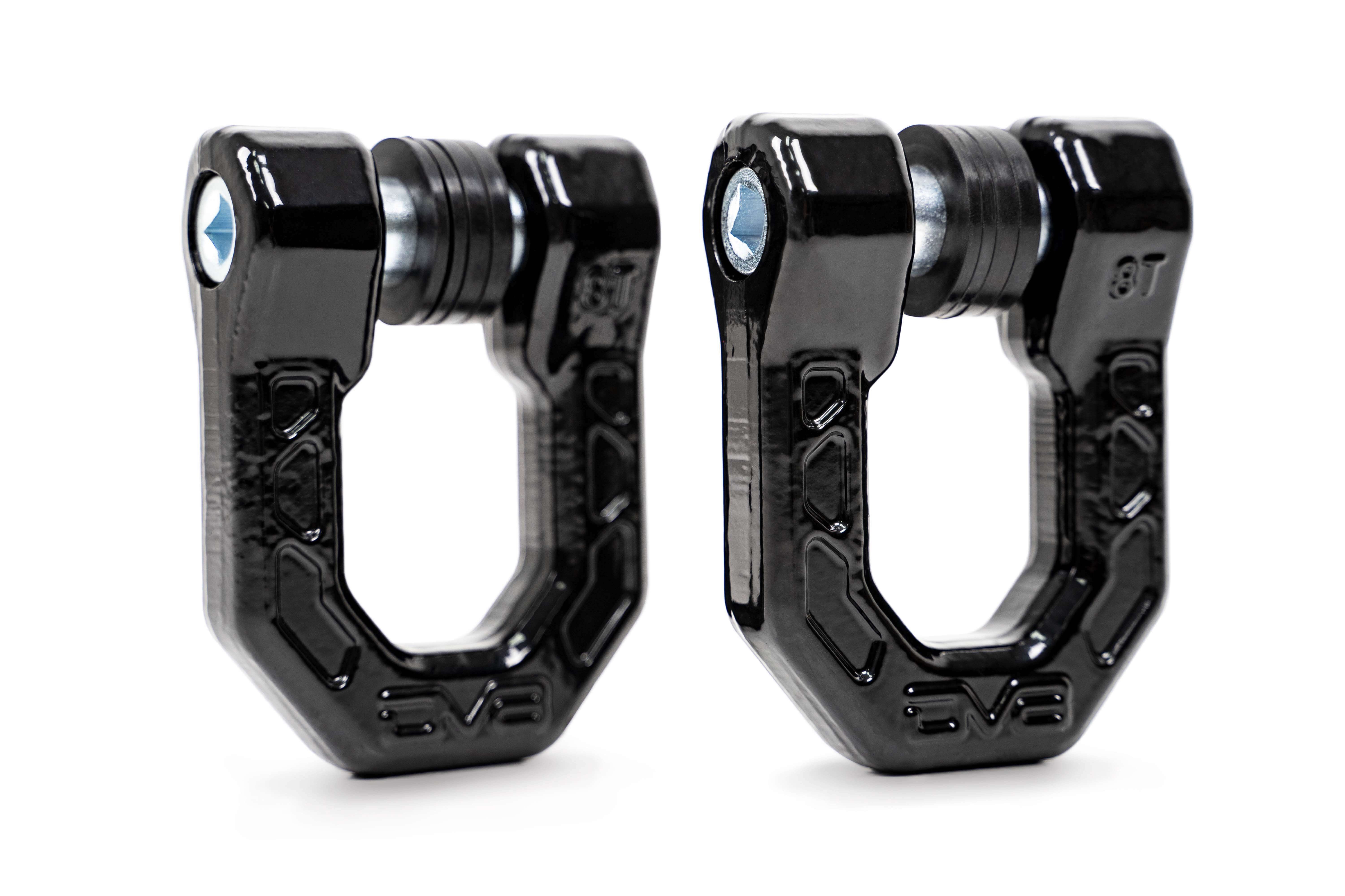 DV8 Offroad Black DV8 Elite Series D-Rings (Pair) UNSK-01BL