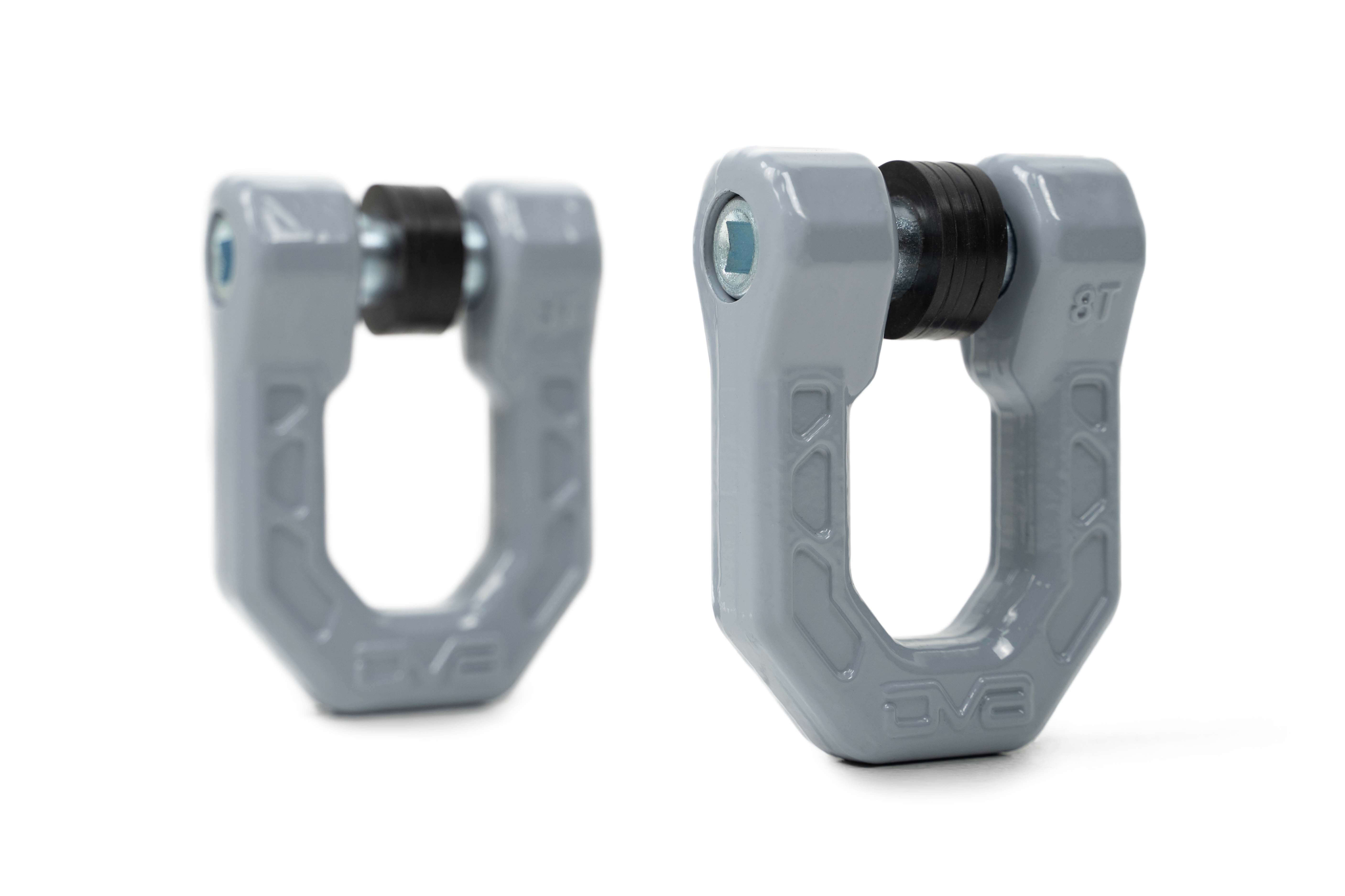 DV8 Offroad Gray DV8 Elite Series D-Rings (Pair) UNSK-01GR