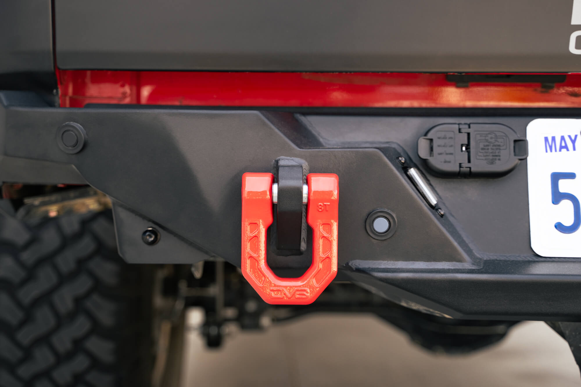 DV8 Offroad Red DV8 Elite Series D-Rings (Pair) UNSK-01RD