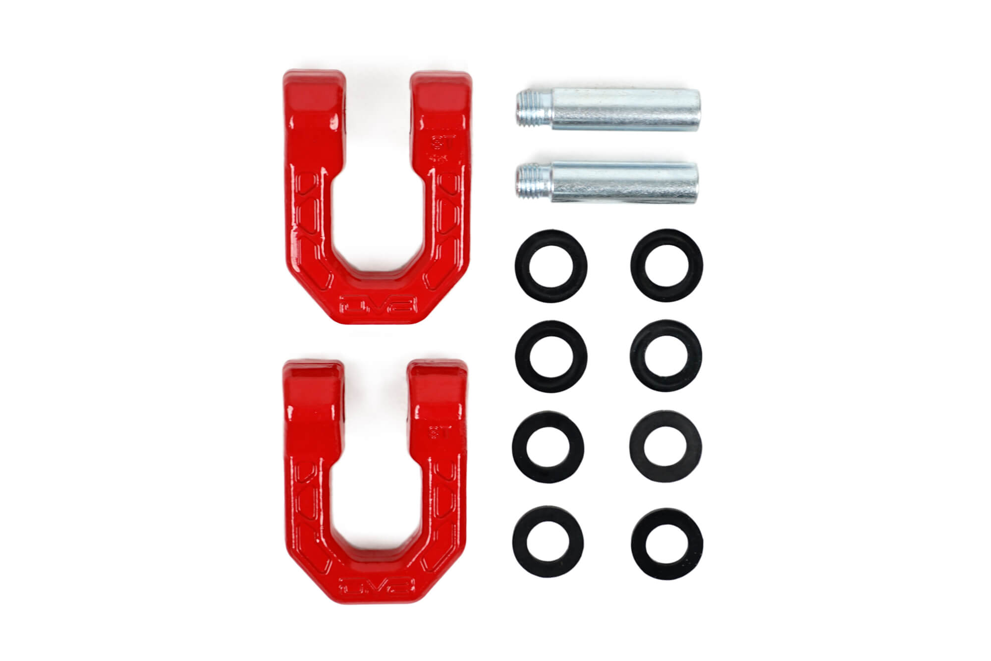 DV8 Offroad Red DV8 Elite Series D-Rings (Pair) UNSK-01RD