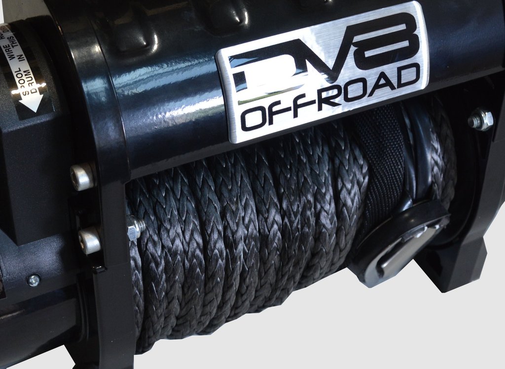 DV8 Offroad 12,000 lbs. Winch with Synthetic Rope WB12SR