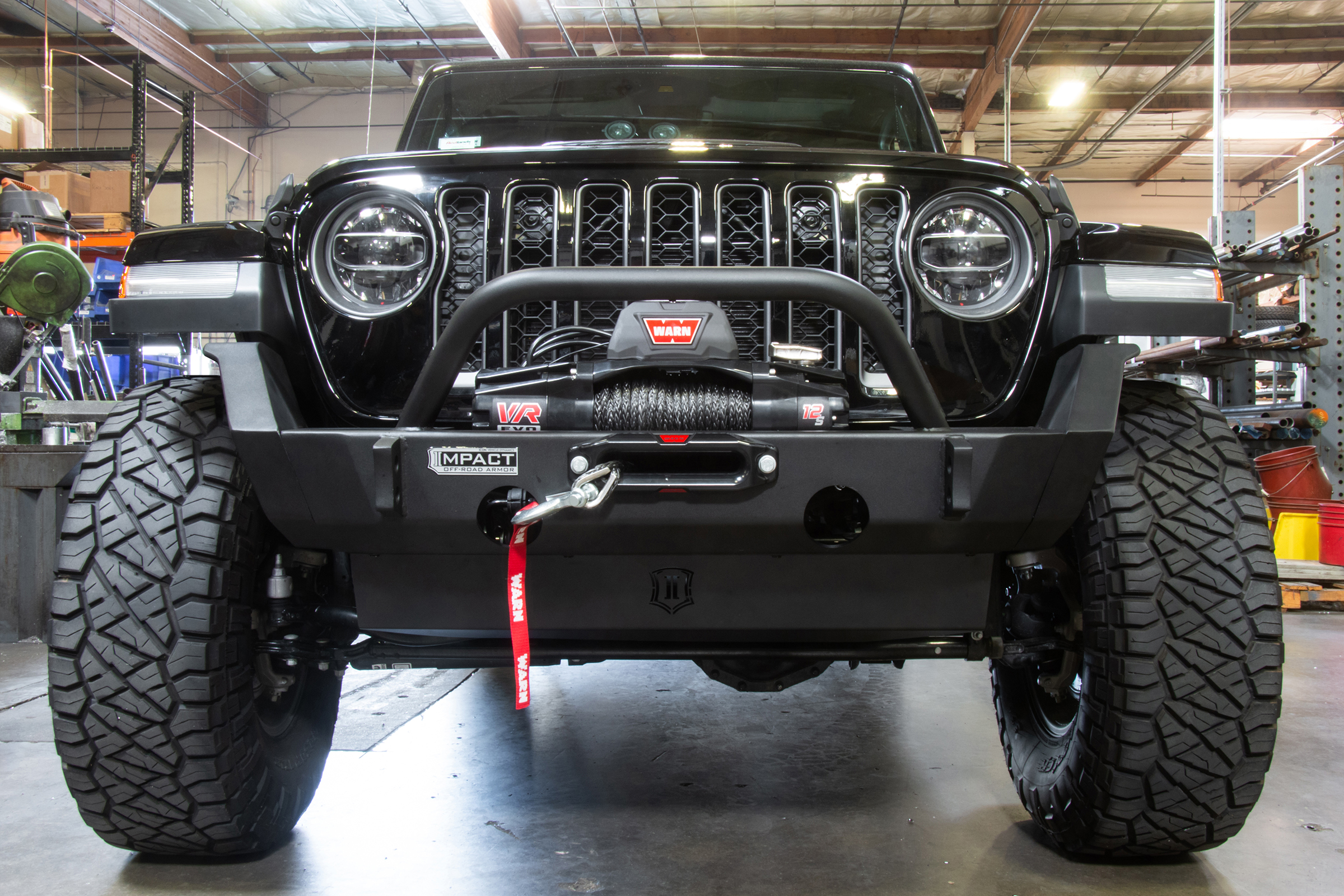 ICON Impact Series Offroad Armor 18-UP JEEP JL / 20-UP JT FRONT IMPACT MID WIDTH WINGS 25152