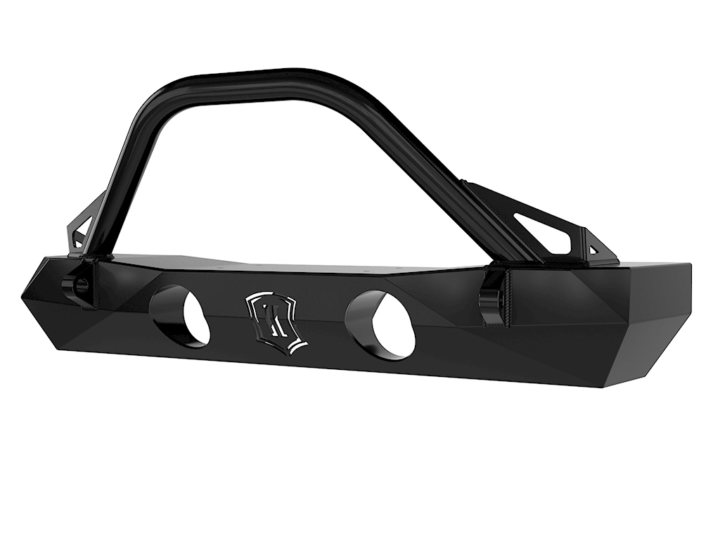 ICON Impact Series Offroad Armor 18-UP JEEP JL / 20-UP JT PRO SERIES FRONT BUMPER W/ BAR & TABS 25164