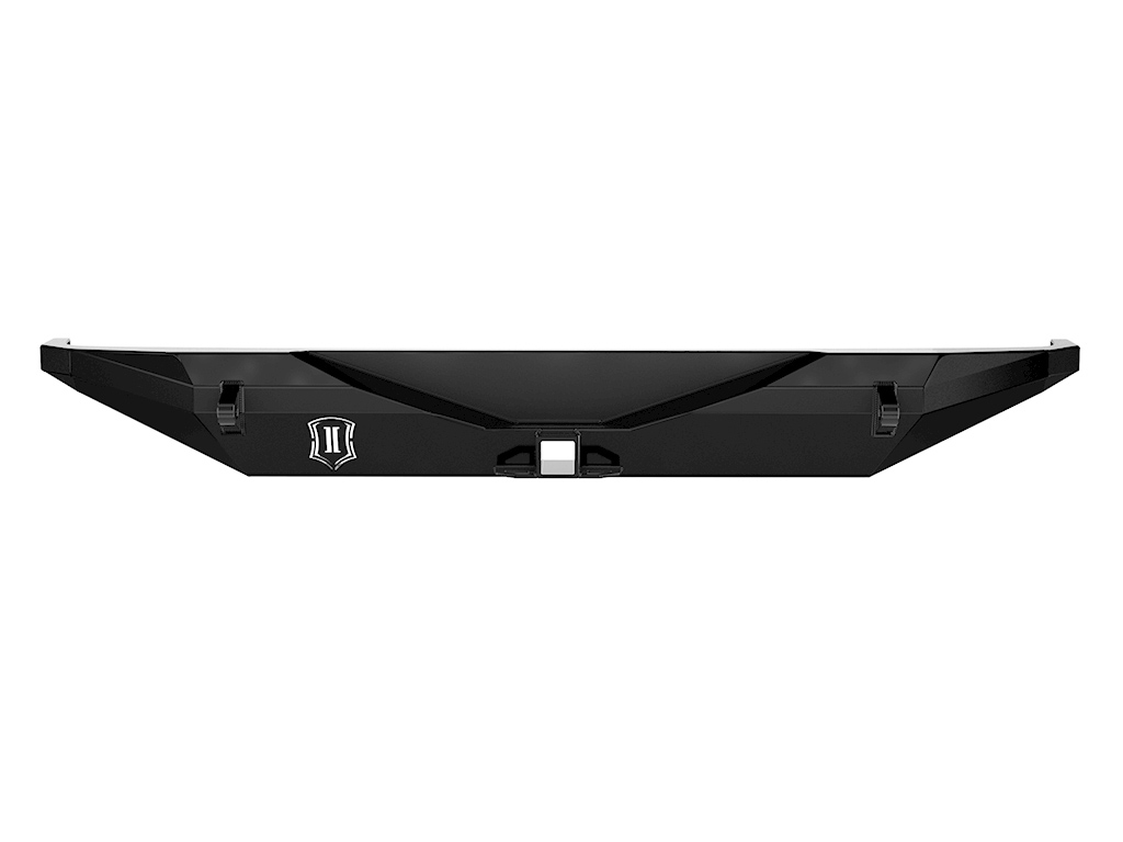 ICON Impact Series Offroad Armor 18-UP JEEP JL PRO SERIES REAR BUMPER W/ HITCH & TABS 25161