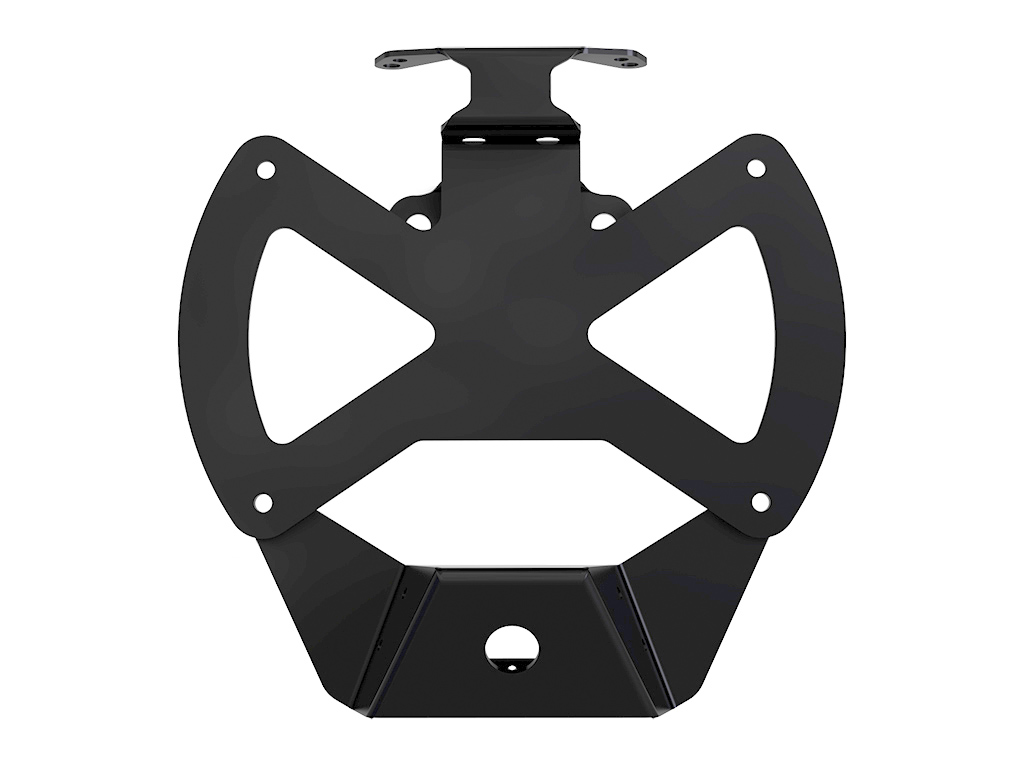 ICON Impact Series Offroad Armor 18-UP JEEP JL LICENSE PLATE RELOCATION KIT 25171