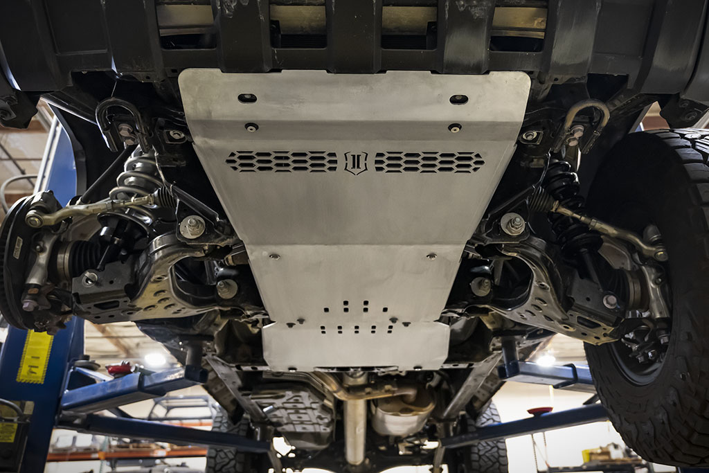 ICON Impact Series Offroad Armor 24-25 TACOMA/25 4RUNNER GAS TRANSMISSION SKID PLATE 56117