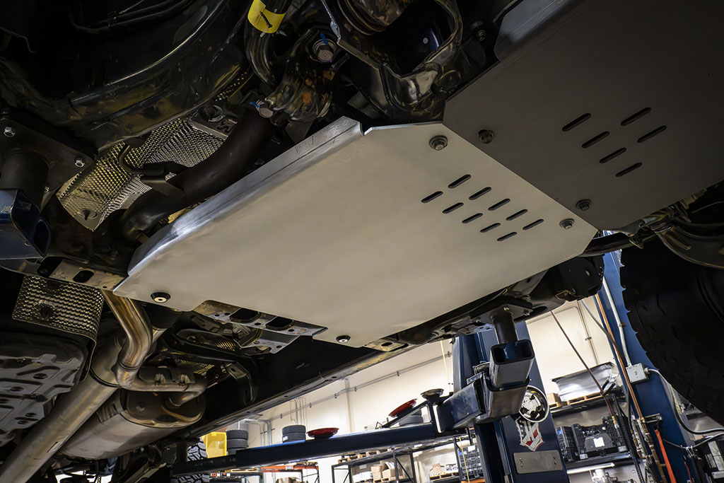 ICON Impact Series Offroad Armor 24-25 TACOMA/25 4RUNNER GAS TRANSMISSION SKID PLATE 56117