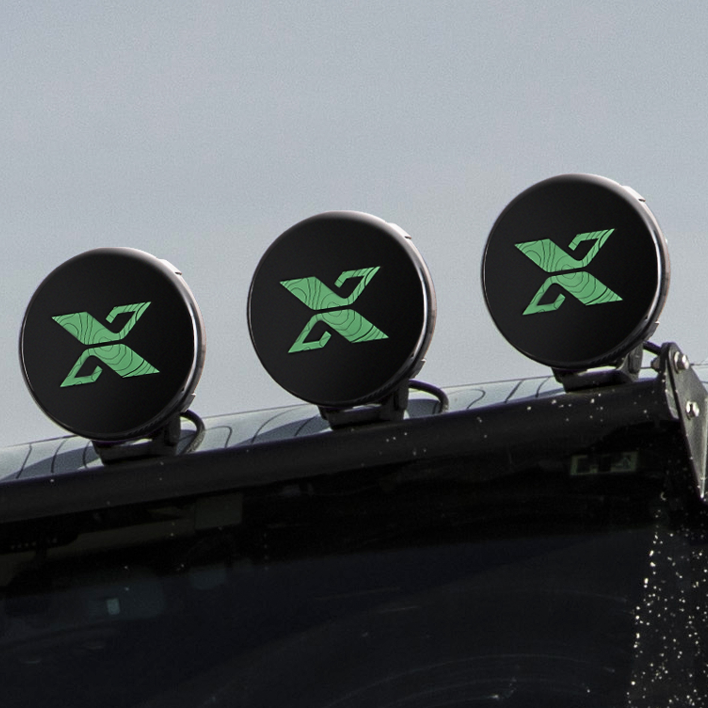 PROJECT X BLACKOUT LED LIGHT LENS COVER AC538808-1