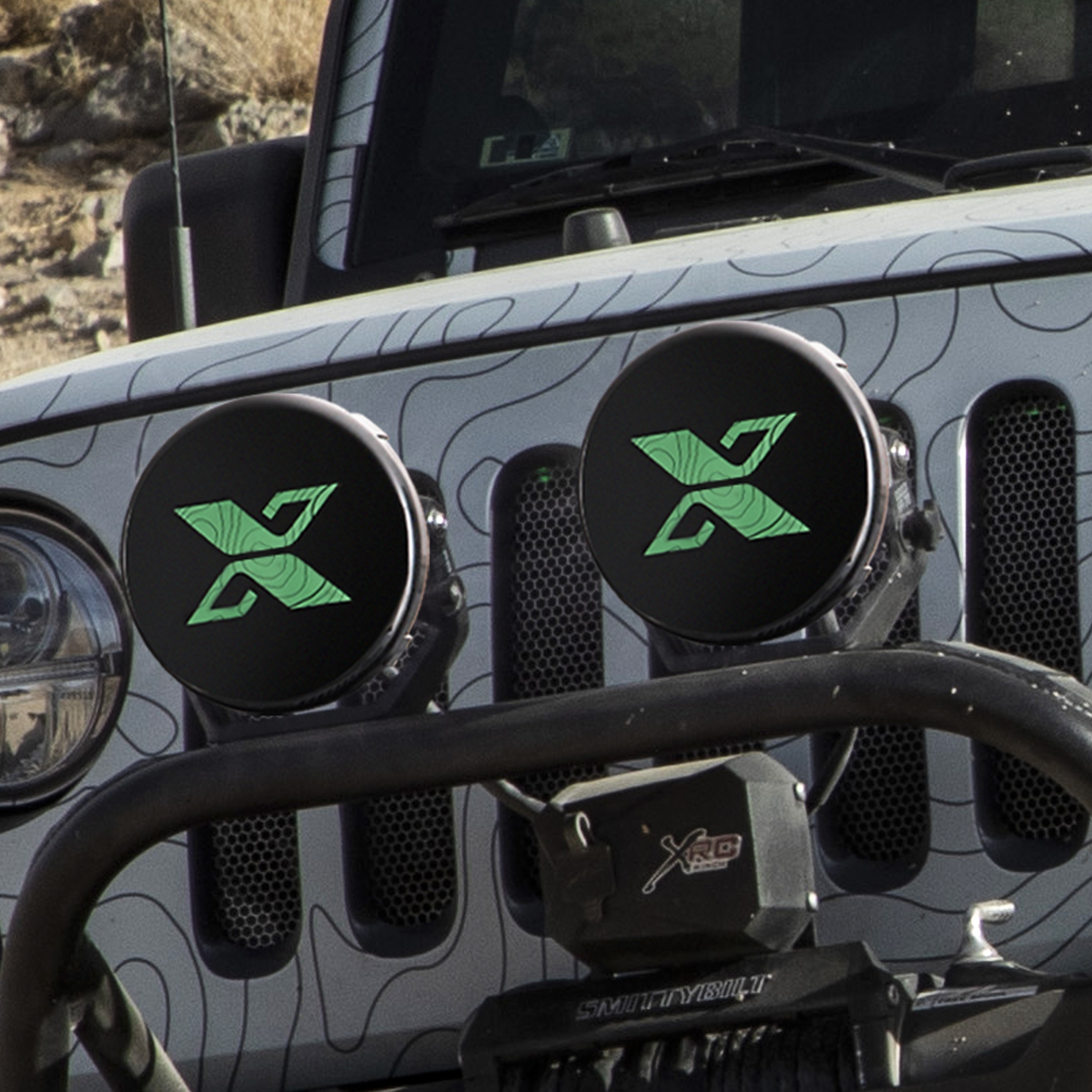 PROJECT X BLACKOUT LED LIGHT LENS COVER AC538810-1