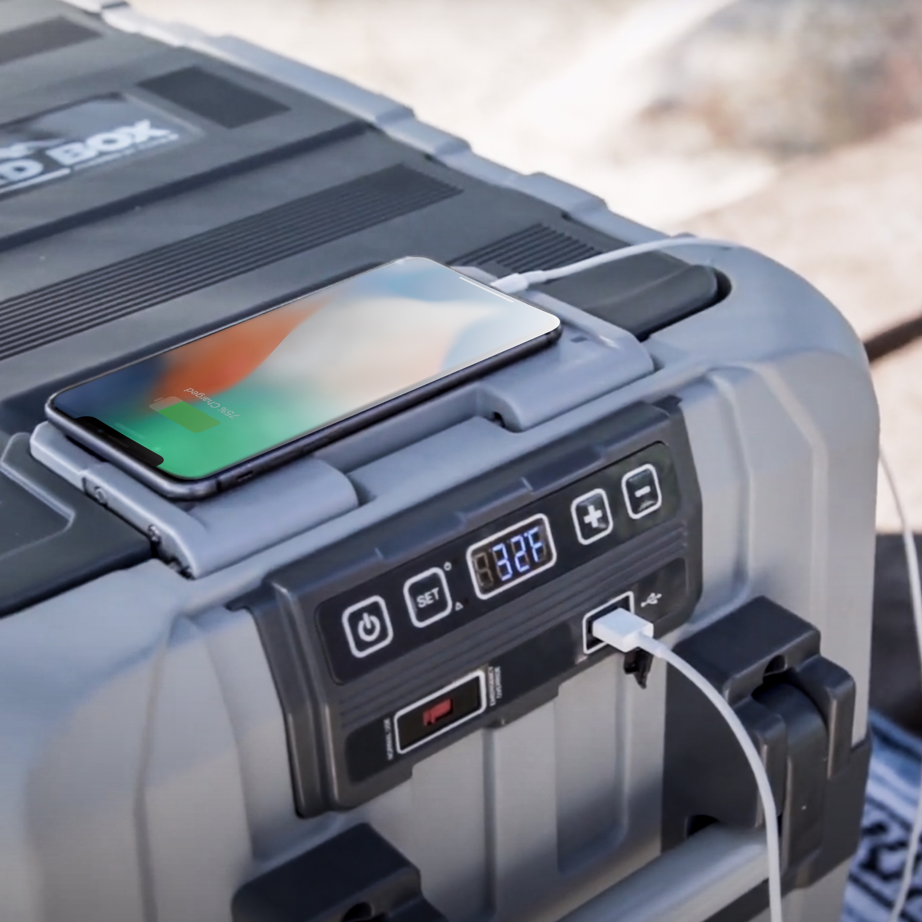 PROJECT X Blizzard Box 56-Quart Portable Electric Cooler AC57859-1