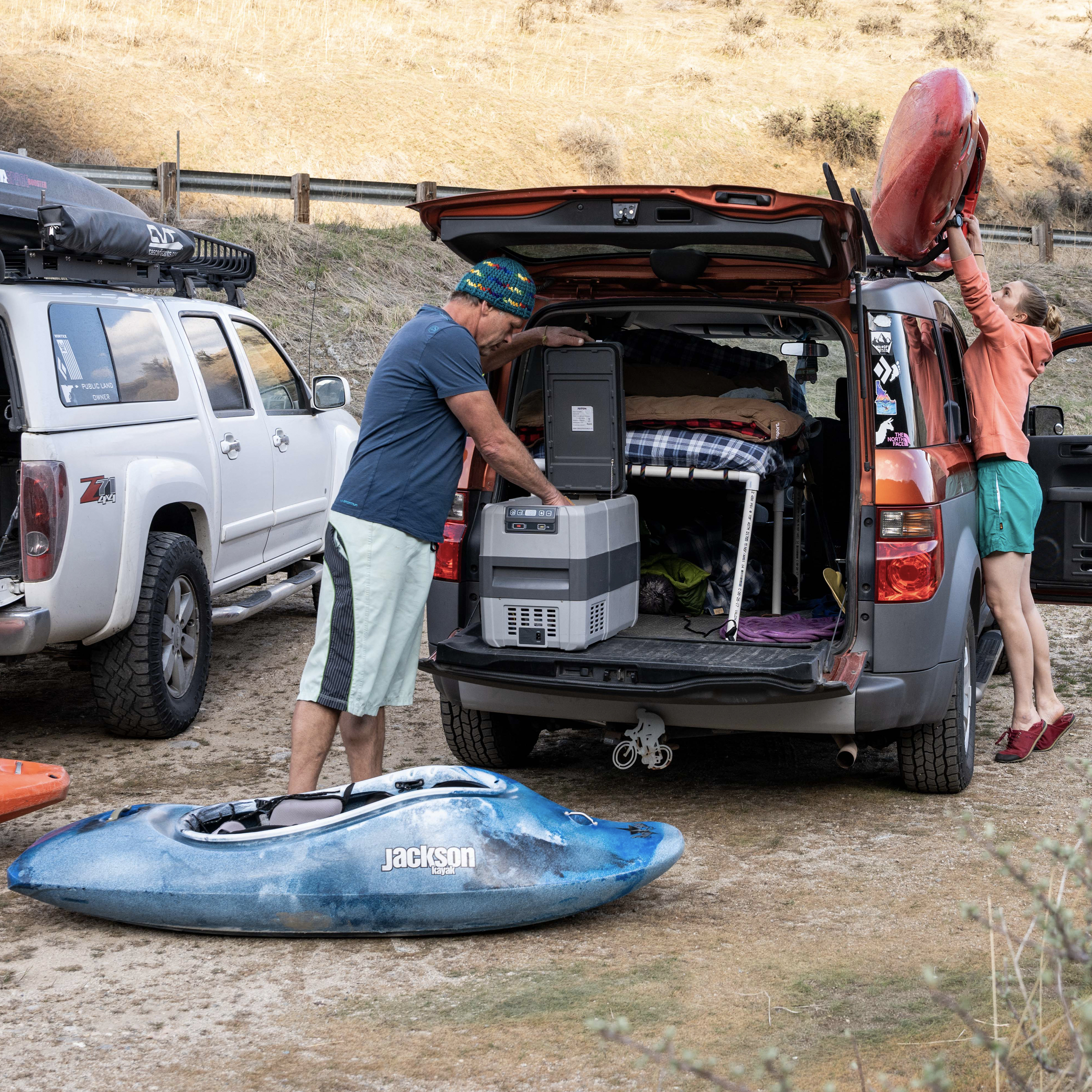 PROJECT X Blizzard Box 22-Quart Portable Electric Cooler AC58153-1